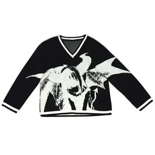 Japanese Brand Cartoon Y2k Harajuku Kawaii Punk Retro Cute Size US M / EU 48-50 / 2 - 1 Thumbnail