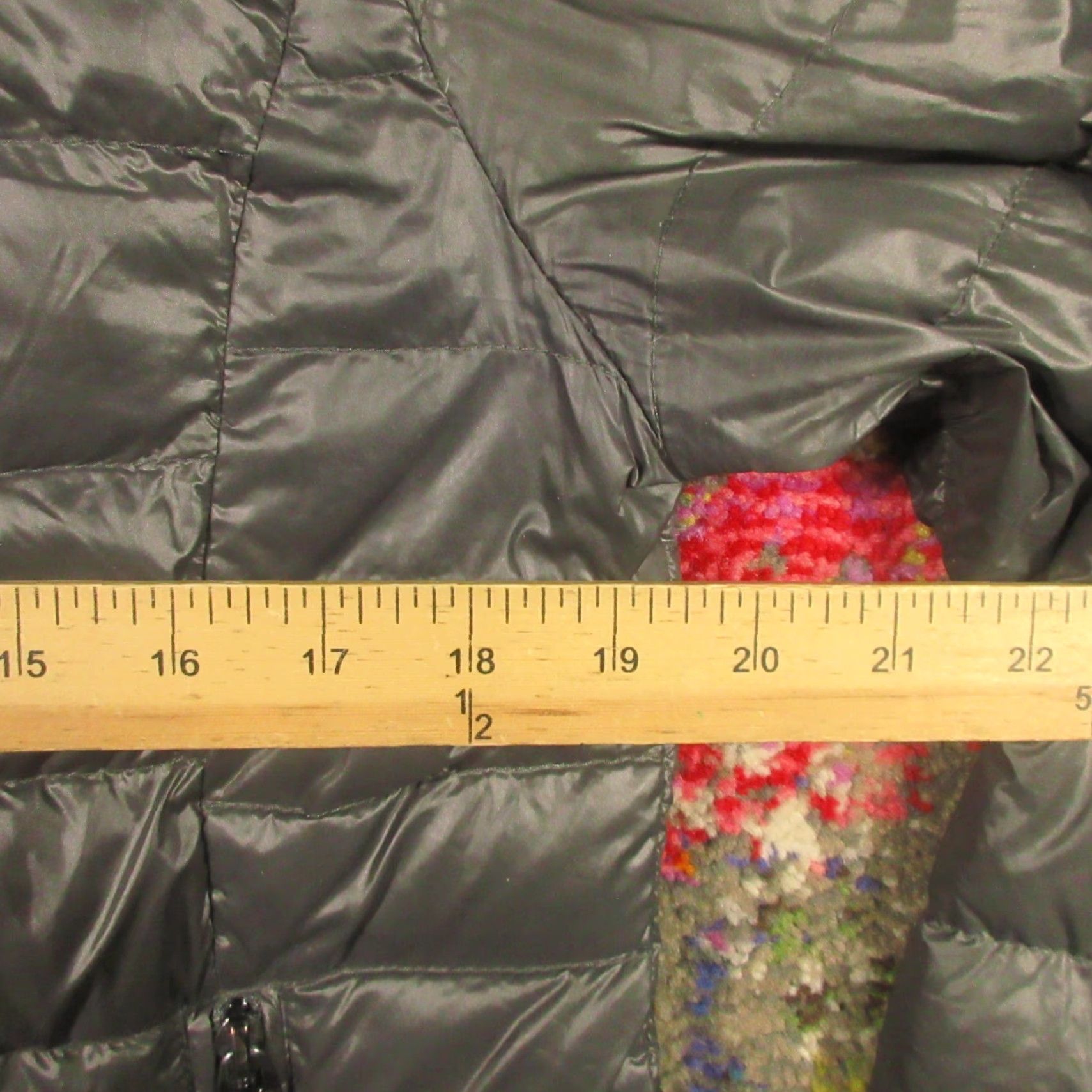 Miss Sixty Miss Sixty Down Puffer Jacket Womens L Shiny Charcoal Hooded Packable Coat Size L / US 10 / IT 46 - 7 Thumbnail