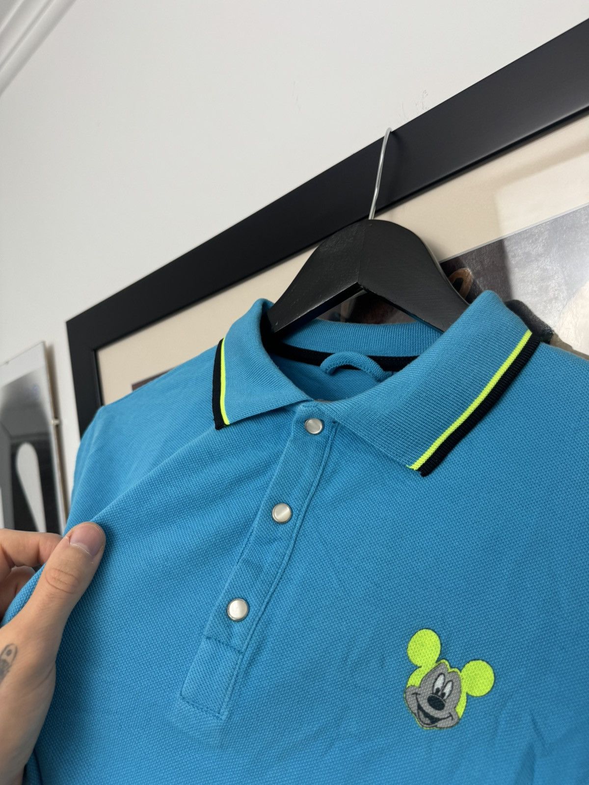 Iceberg Iceberg Disney Mickey Mouse Polo Shirt Vintage Avant Garde Size US M / EU 48-50 / 2 - 3 Thumbnail