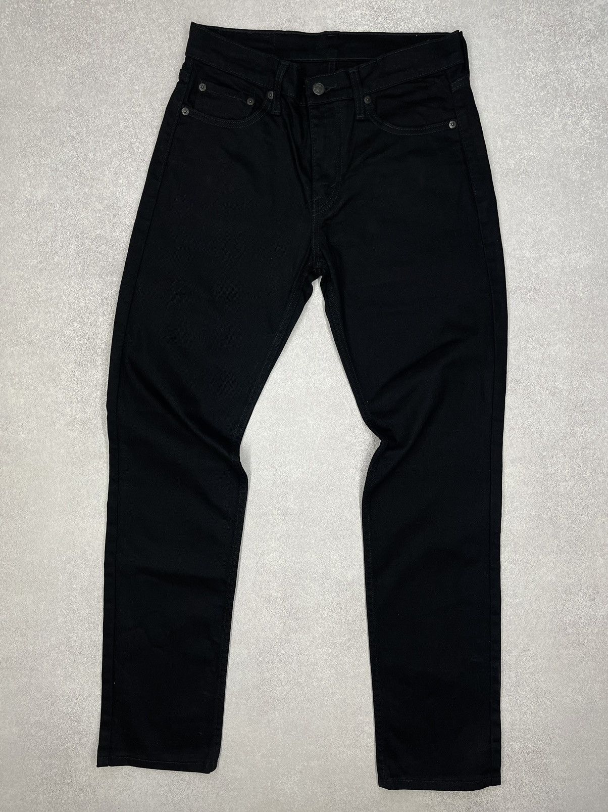 Levi's × Levi's Vintage Clothing Mens Levis 511 Strauss Denim Jeans Black Y2K Size US 30 / EU 46 - 6 Thumbnail