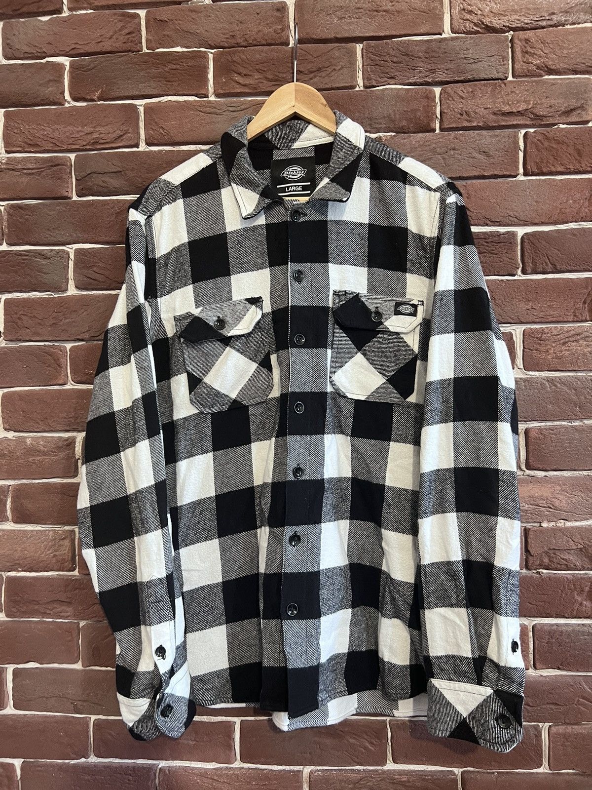Dickies Dickies Workwear Button Up Flannel Shirt Tartan Hype Large Size US L / EU 52-54 / 3 - 1 Thumbnail