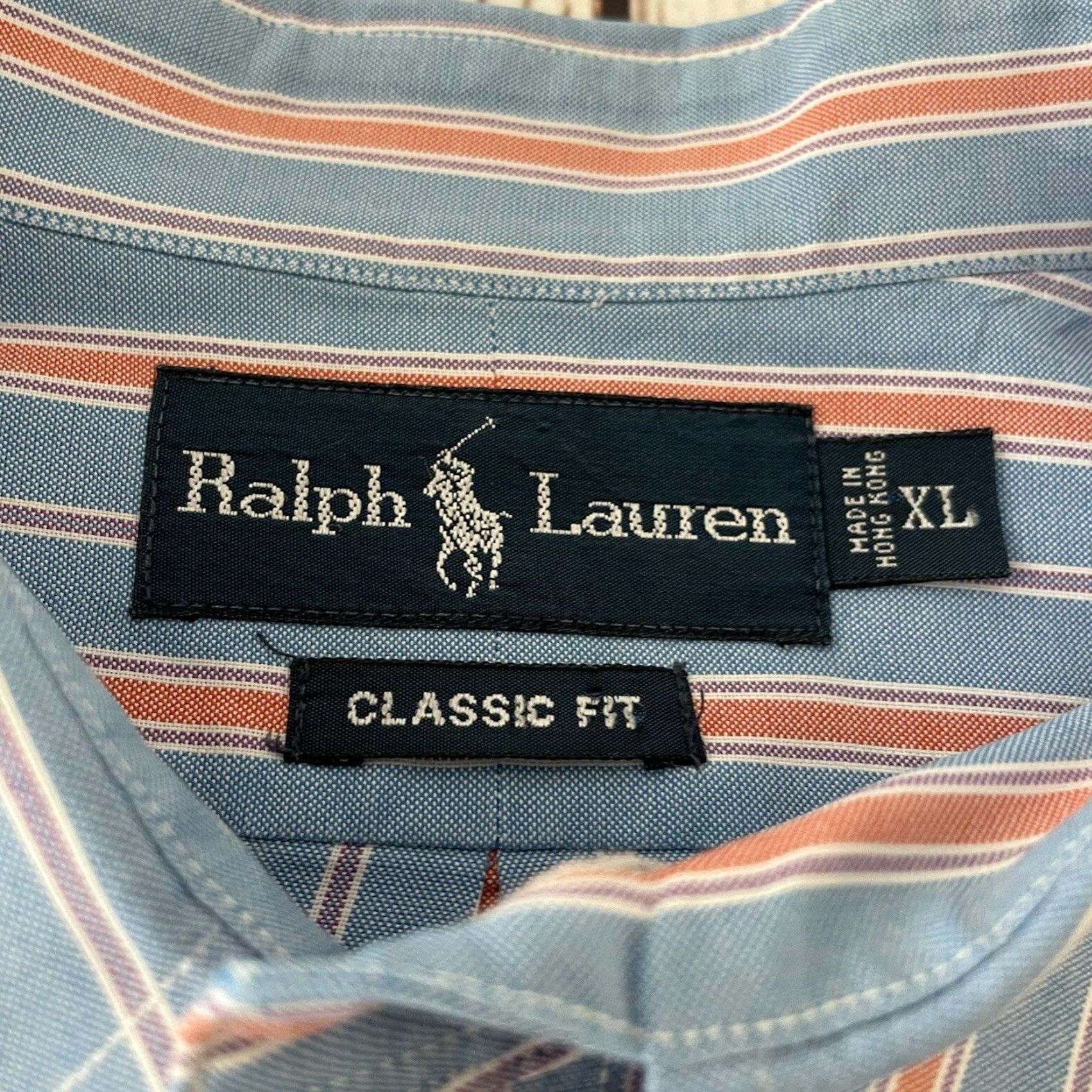 Polo Ralph Lauren Polo Ralph Lauren Shirt Striped Long Sleeve Button-Up XL Men's Blue Size US XL / EU 56 / 4 - 2 Thumbnail