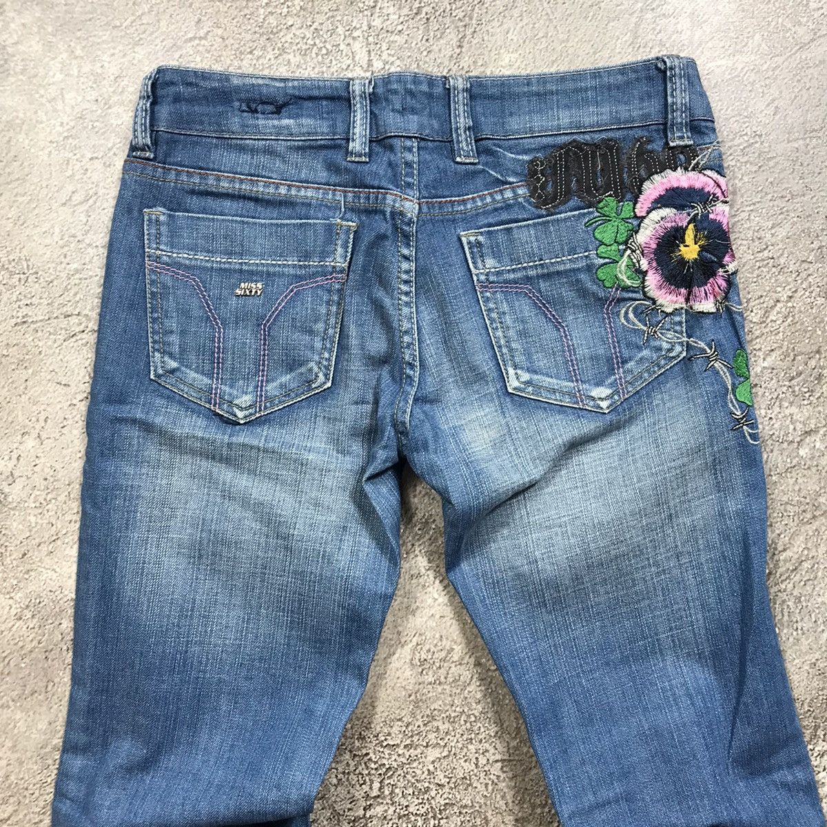 Vintage Vintage 90s Faded Distressed Baggy Jeans Grunge Skate 28 Size 28" / US 6 / IT 42 - 2 Thumbnail