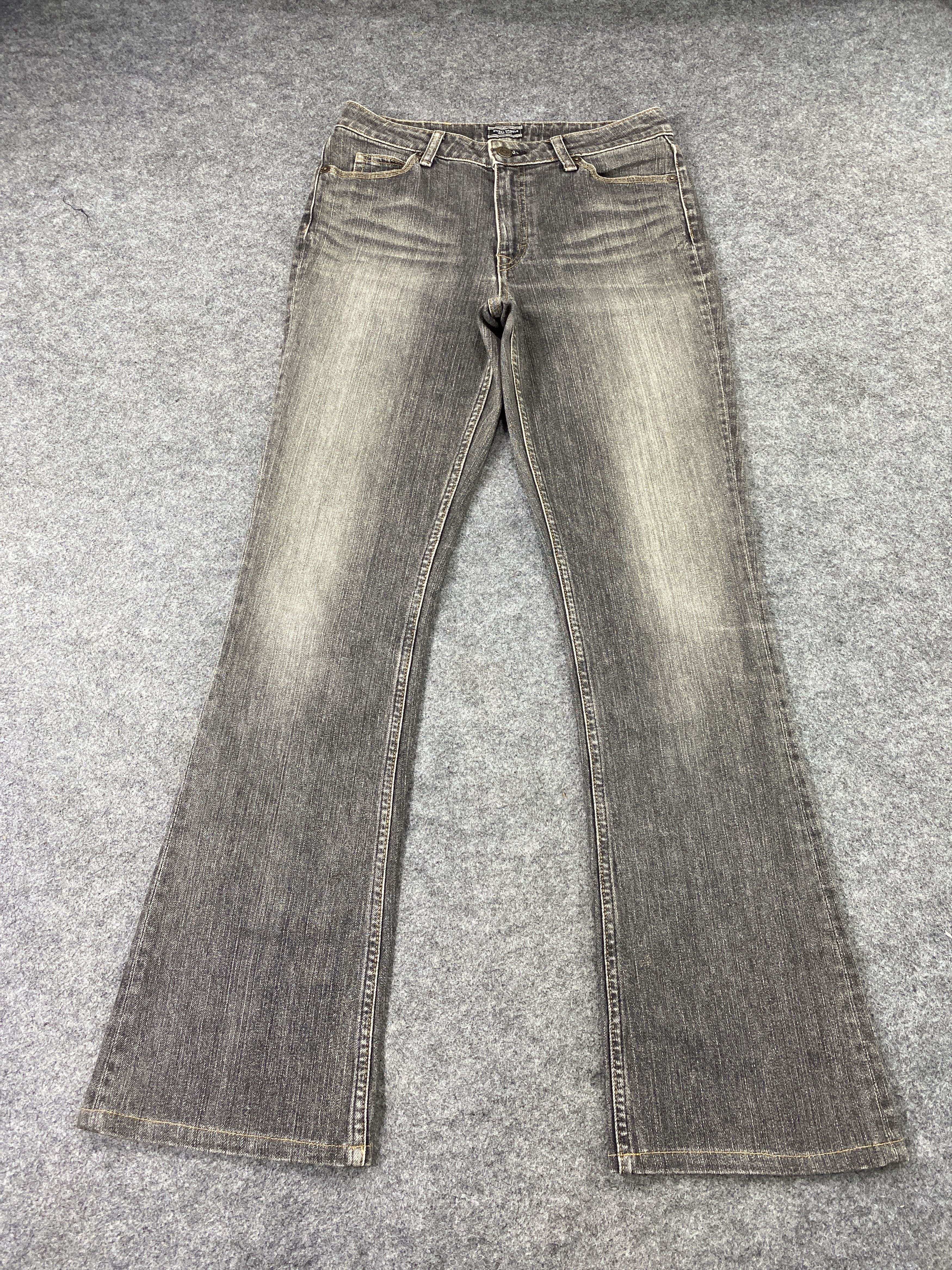 Japanese Brand Sweet Camel Black Wash Bootcut Jeans - J1071 Size 29" - 2 Thumbnail