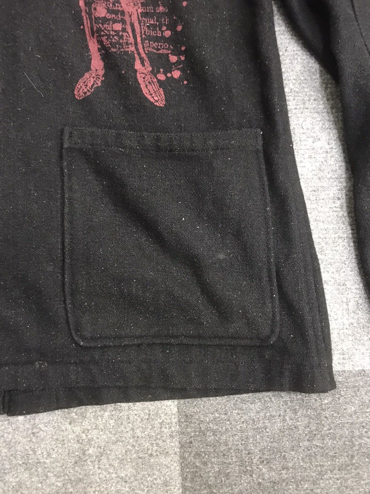 Japanese Brand h anarcy Skeleton Hoodie Jacket Size US S / EU 44-46 / 1 - 7 Thumbnail