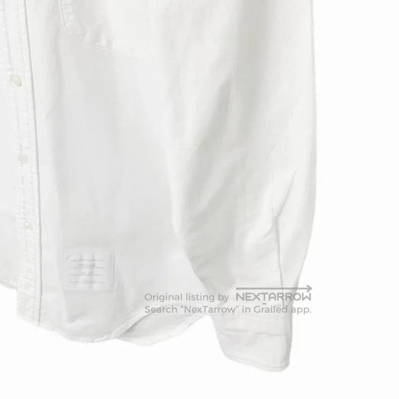 Thom Browne Thom Browne Long-sleeved shirt with single row of buttons Size US S / EU 44-46 / 1 - 4 Thumbnail