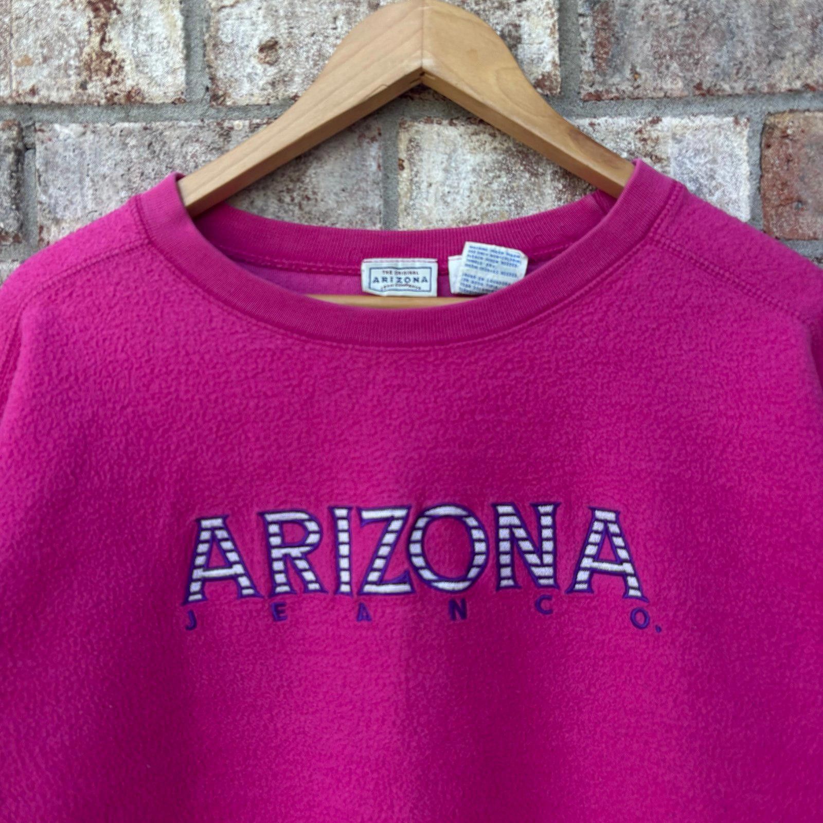 Other Vintage 90s Arizona Pink fleece sweatshirt Size XL / US 12-14 / IT 48-50 - 2 Thumbnail