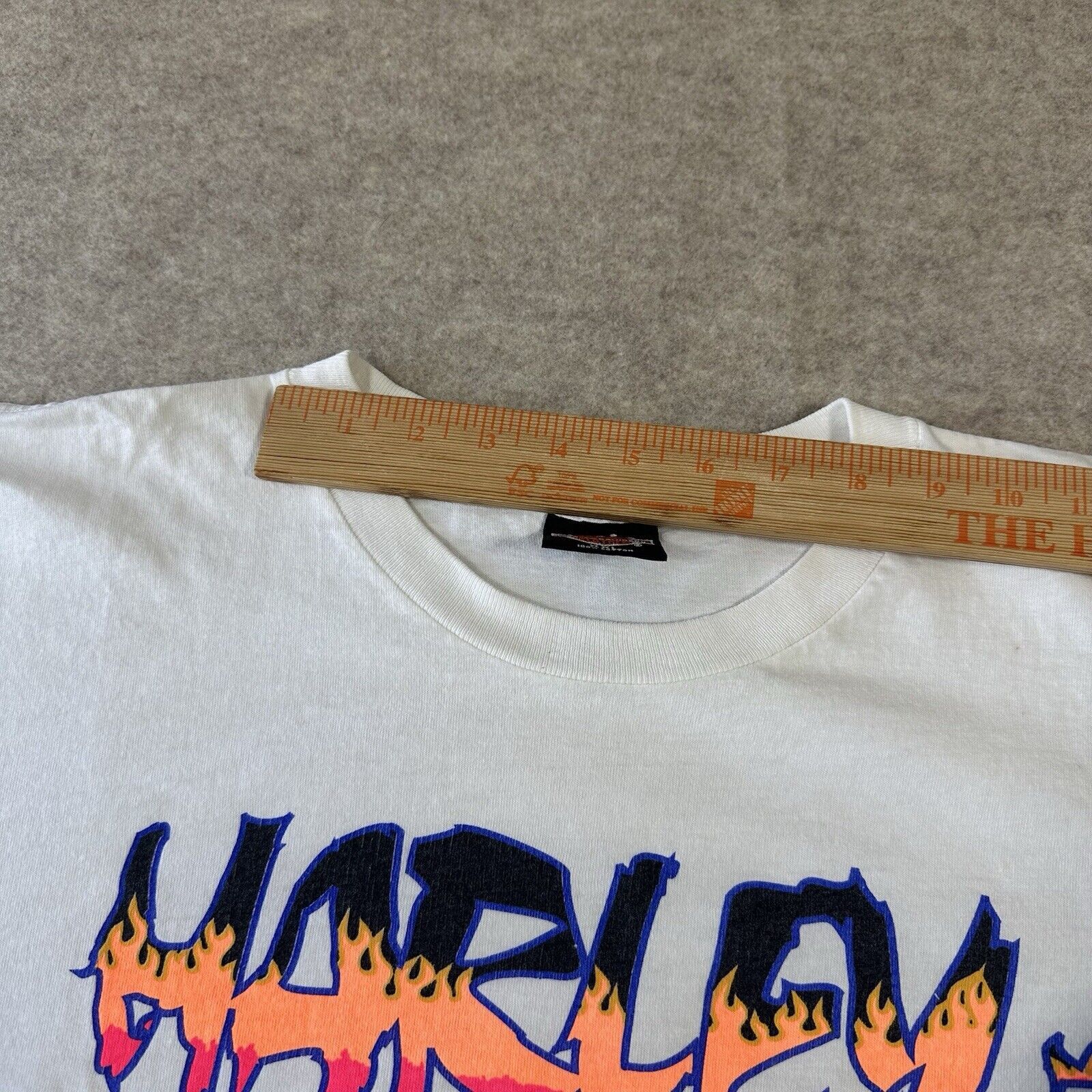 Harley Davidson Vintage Harley Davidson Flame Logo 94’ Tee Polar Bear Size US XXL / EU 58 / 5 - 11 Thumbnail