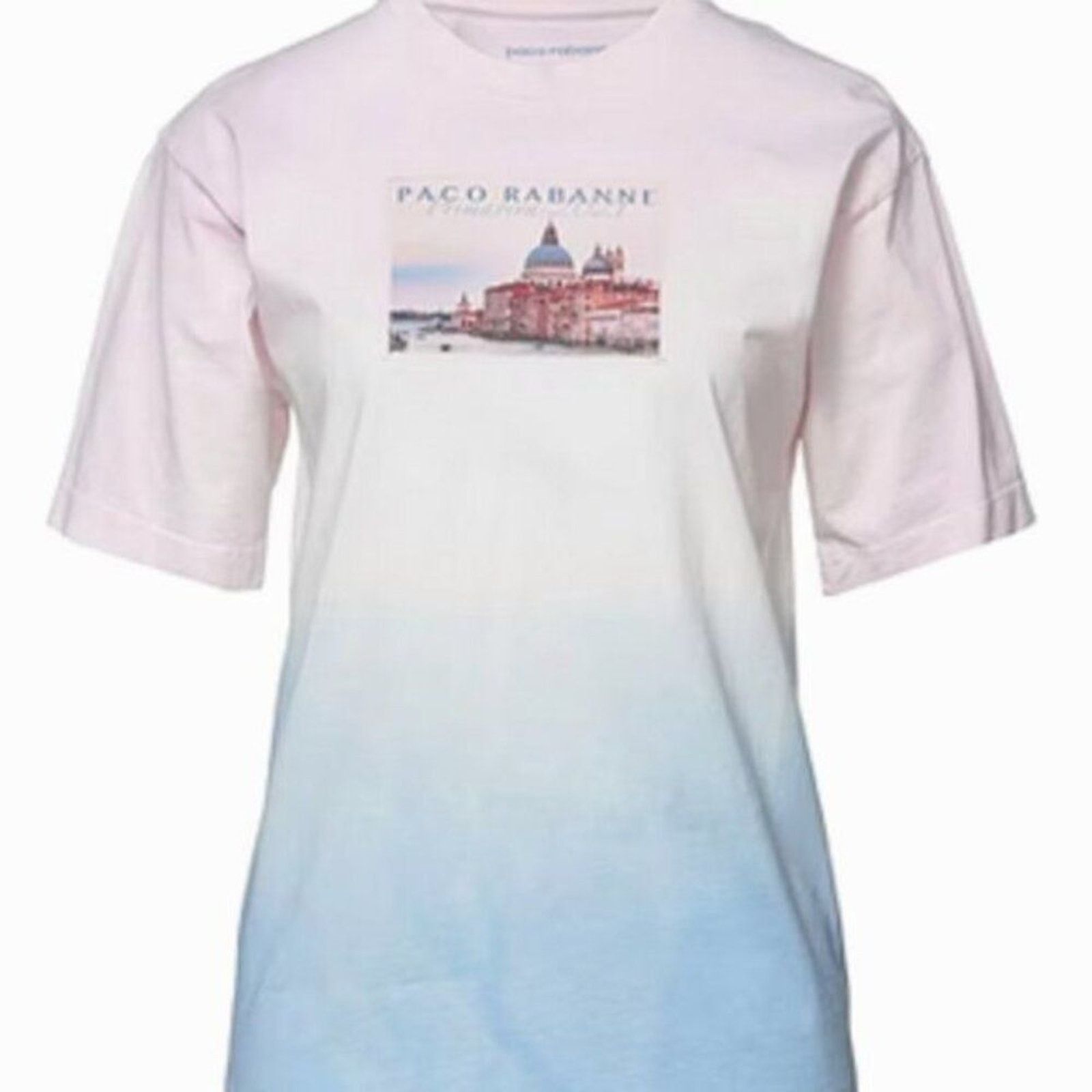 Paco Rabanne Paco Rabanne Printed cotton jersey T shirt S Size S / US 4 / IT 40 - 3 Thumbnail