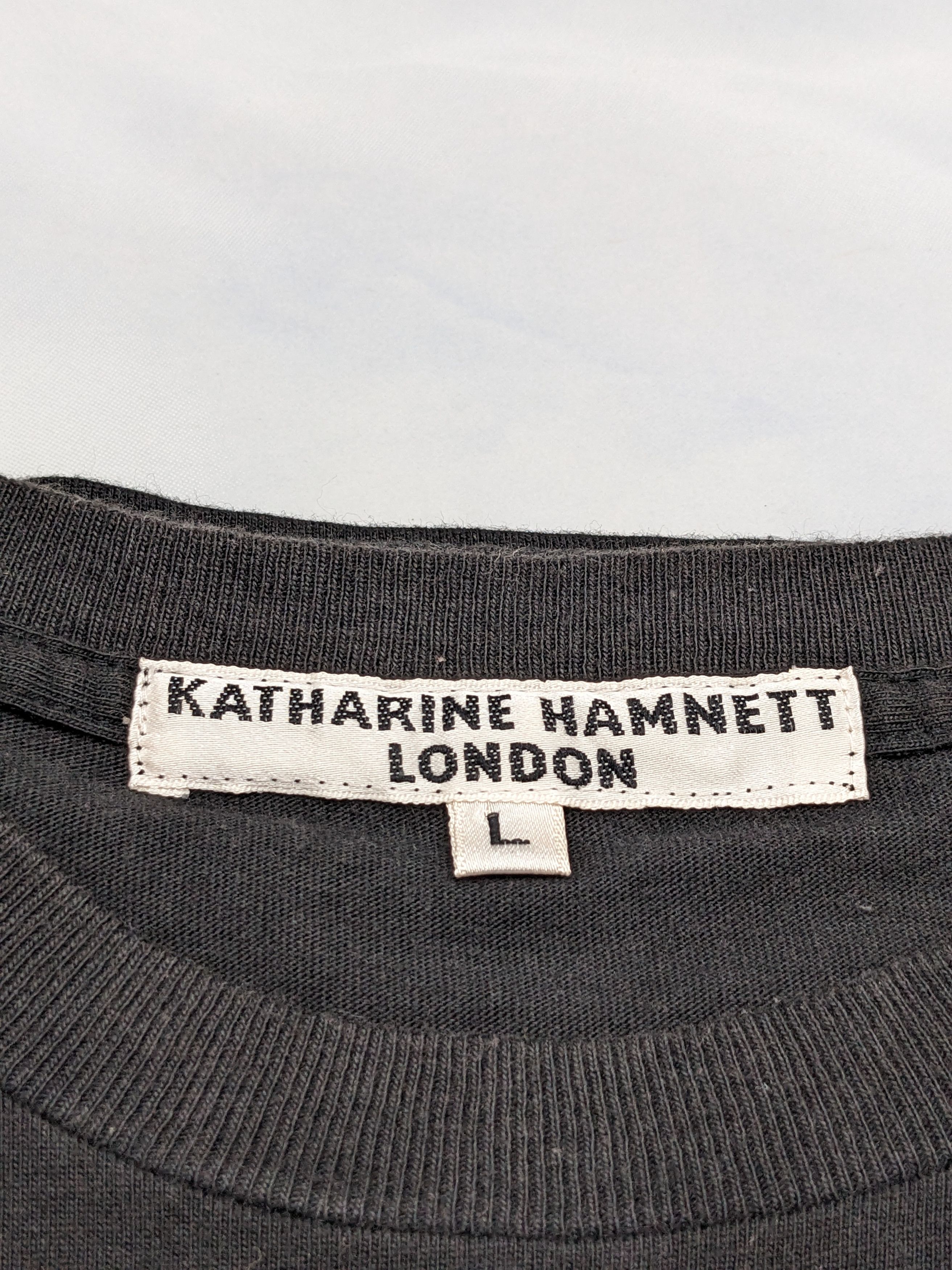 Katharine Hamnett London KATHARINE HAMNETT LONDON Tshirt Size US L / EU 52-54 / 3 - 9 Thumbnail
