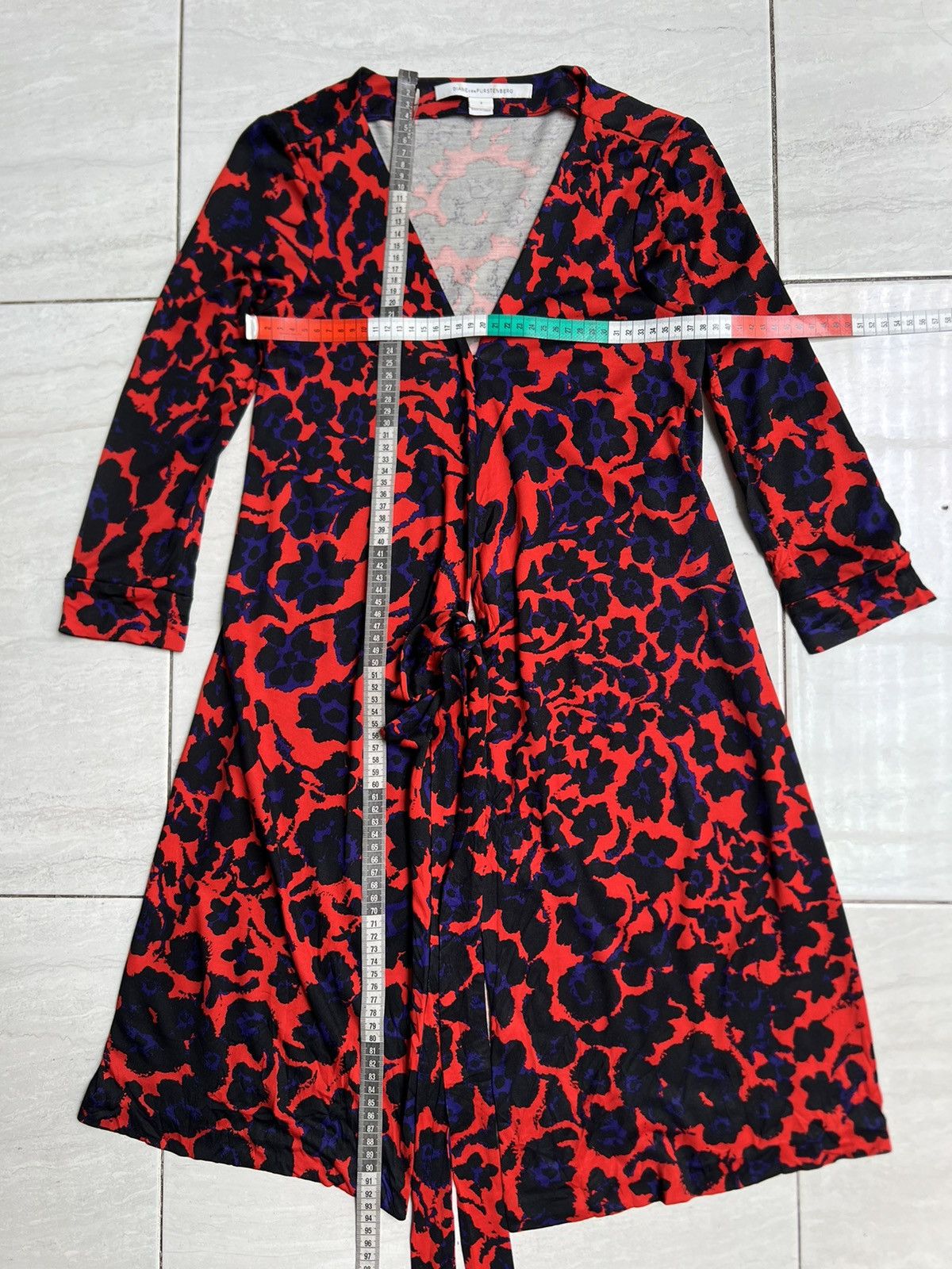 Diane von Furstenberg Diane Von Furstenberg Flower Motive Dress/Cardigan Size XS / US 0-2 / IT 36-38 - 7 Thumbnail