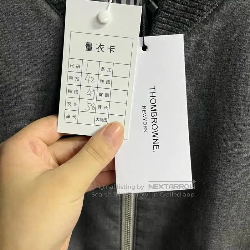 Thom Browne Thom Browne Gray Cotton Women's Jacket . Size S / US 4 / IT 40 - 5 Thumbnail