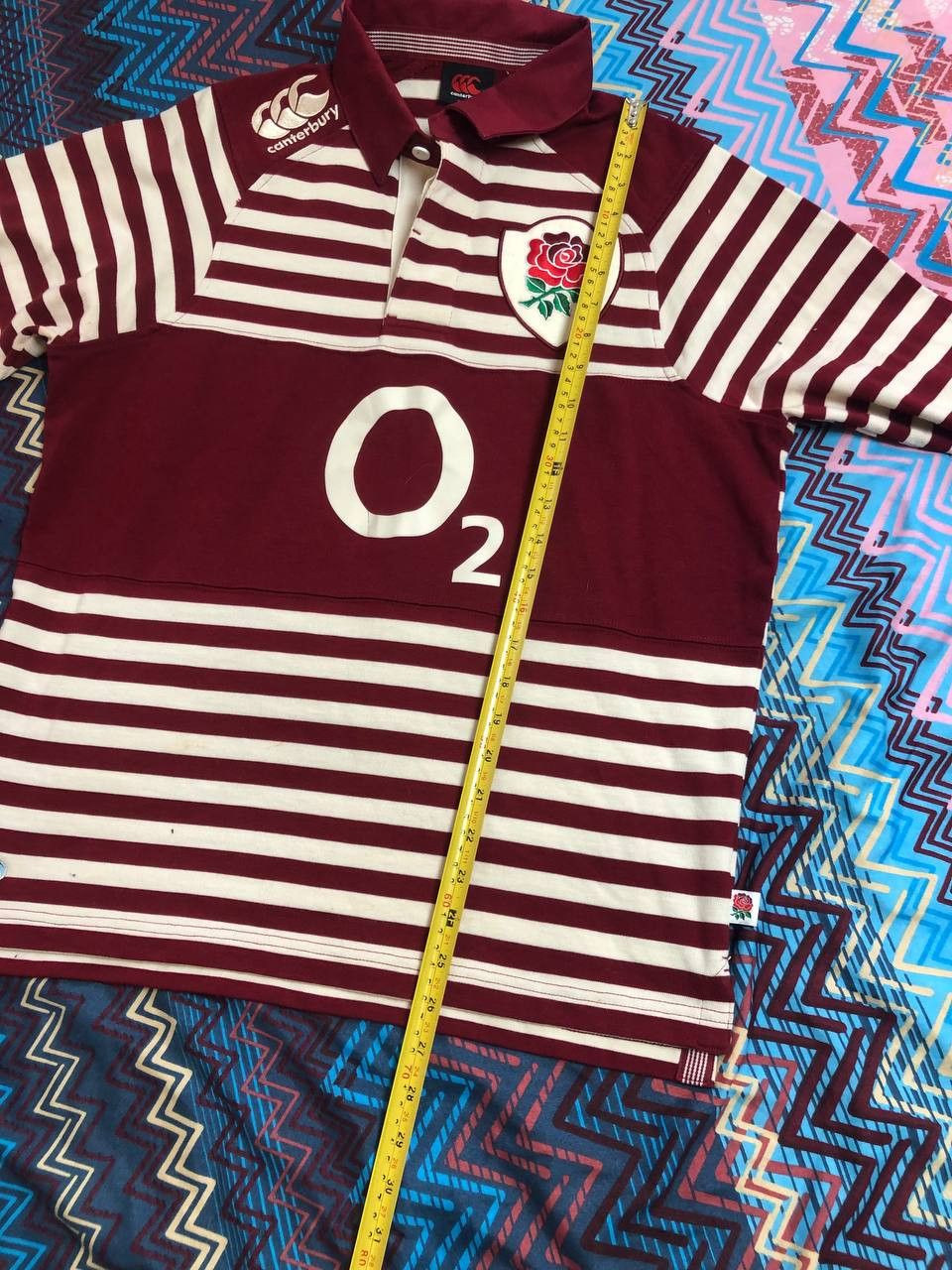 Canterbury of New Zealand England Rugby Long Sleeve Shirt by Canterbury - Maroon - O2 Size US S / EU 44-46 / 1 - 6 Thumbnail