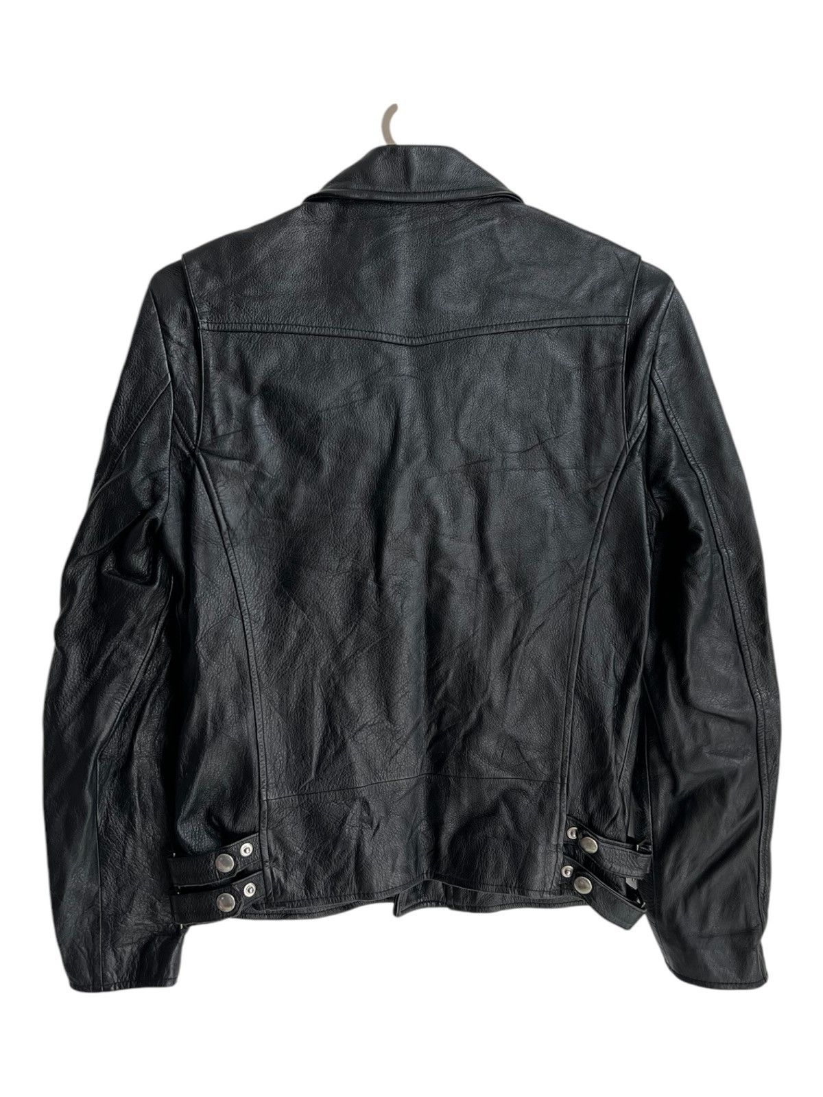 Genuine Leather Schott Perfecto Type Modified MFG Double Collar Biker Jacket Size US S / EU 44-46 / 1 - 6 Thumbnail