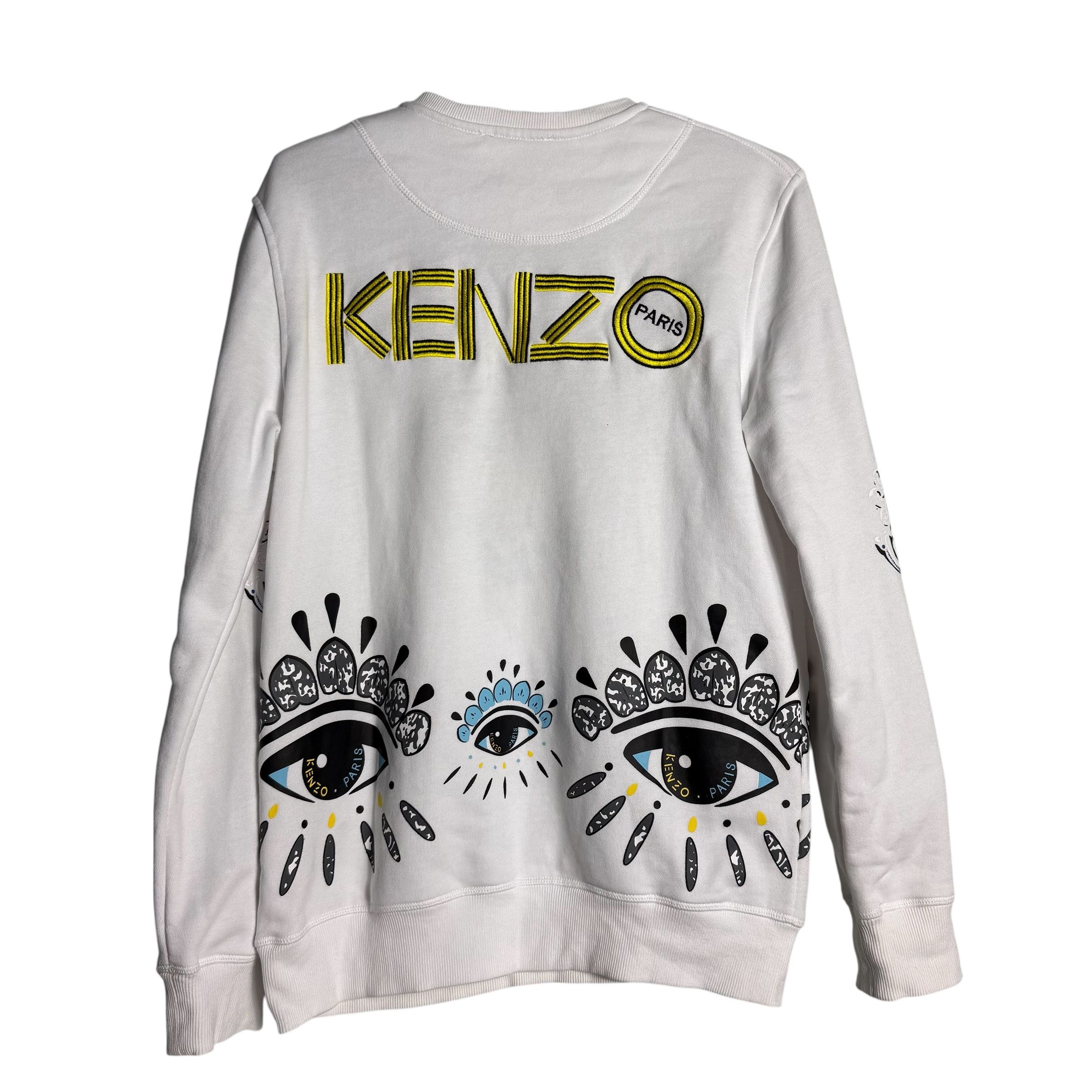 Kenzo 🔥RARE🔥Kenzo Paris Tiger Logo Embroidery Sweatshirt Size US XL / EU 56 / 4 - 6 Thumbnail