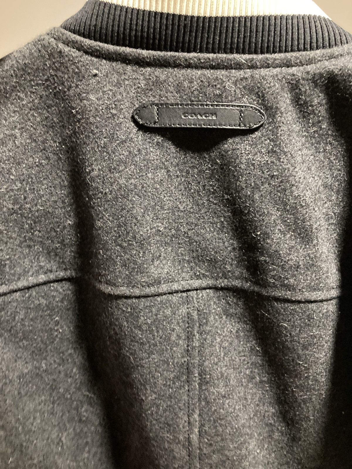 Coach Coach Mens Wool Leather Varsity Jacket Size US M / EU 48-50 / 2 - 6 Thumbnail