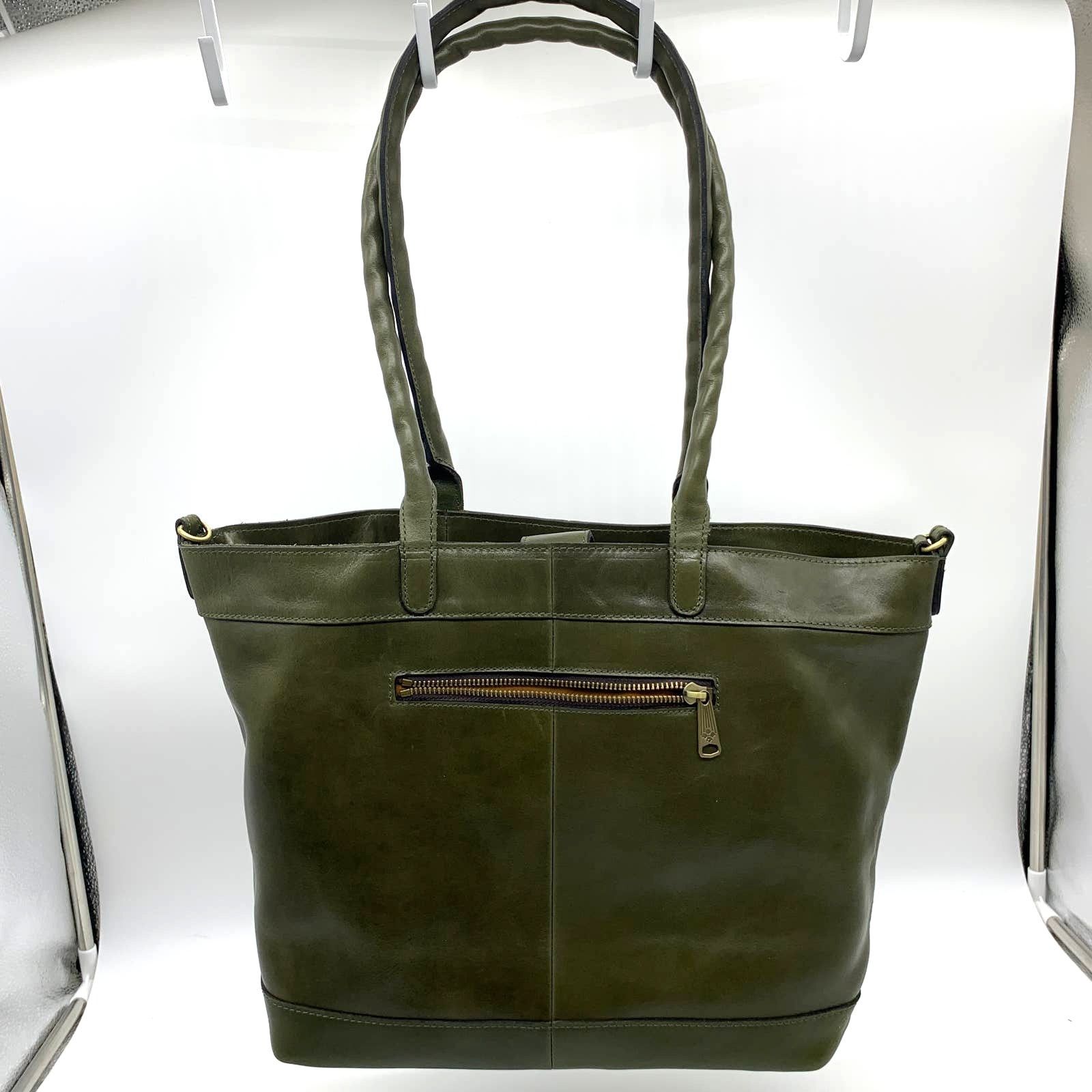 Other Patricia Nash Convertible Leather Mallory Tote Soft Olive Size ONE SIZE - 1 Thumbnail