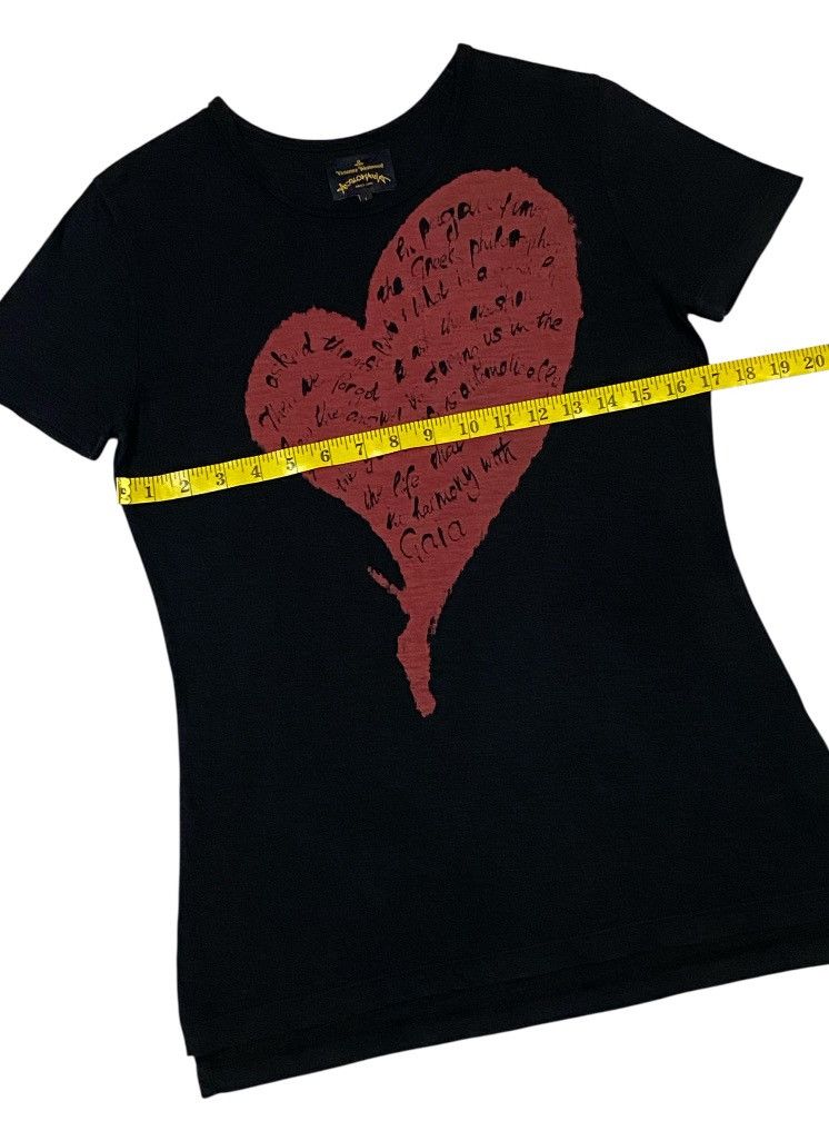 Vivienne Westwood Vivienne Westwood Anglomania Beige Heart Print “MONDAY”Shirt Size L / US 10 / IT 46 - 12 Thumbnail