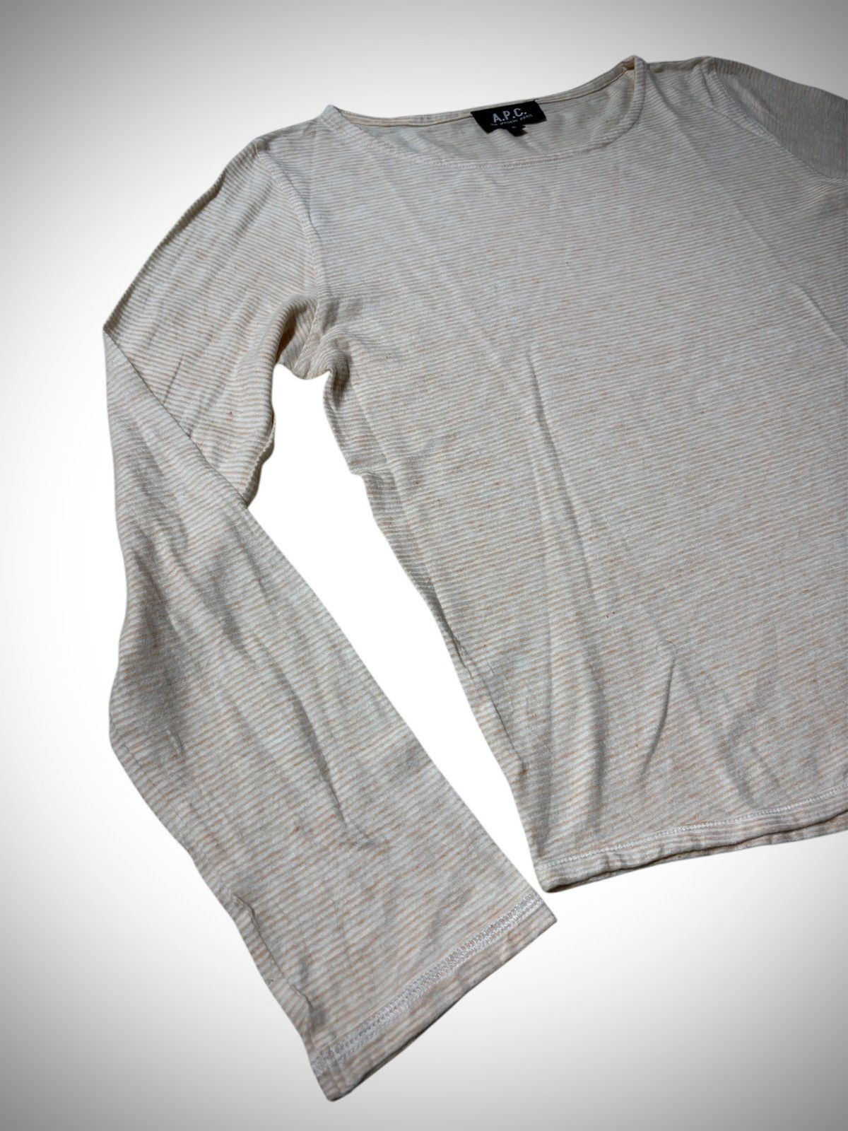 A.P.C. A.P.C Long Sleeve Stripe T-Shirt Size S / US 4 / IT 40 - 2 Thumbnail