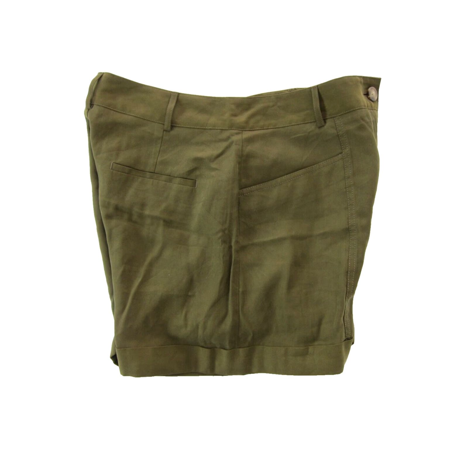 Worthington NWT Worthington Olive Green High Rise Pocket Chino Pant Women 10 Size 36" / US 14 / IT 50 - 3 Thumbnail