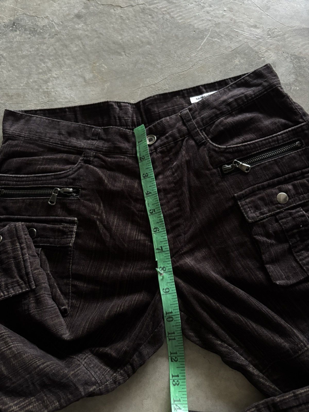semanticdesign FLARE SEMANTIC DESIGN CARGO STRIPE ARMY JAPANESE GRUNGE Size US 32 / EU 48 - 17 Thumbnail