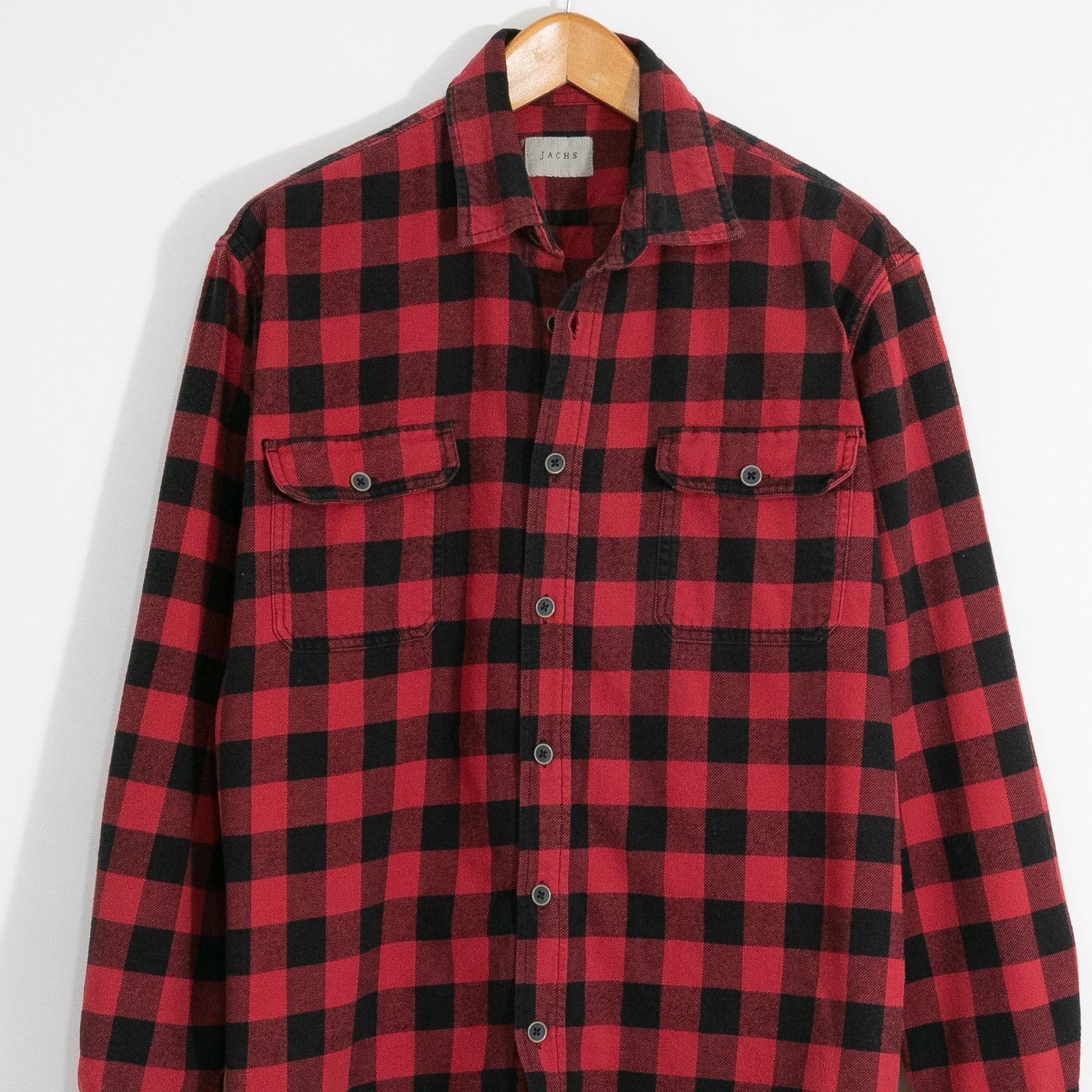 JACHS NY Jachs Buffalo Plaid Button Up Flannel Shirt Mens XL Outdoor Size US XL / EU 56 / 4 - 2 Thumbnail