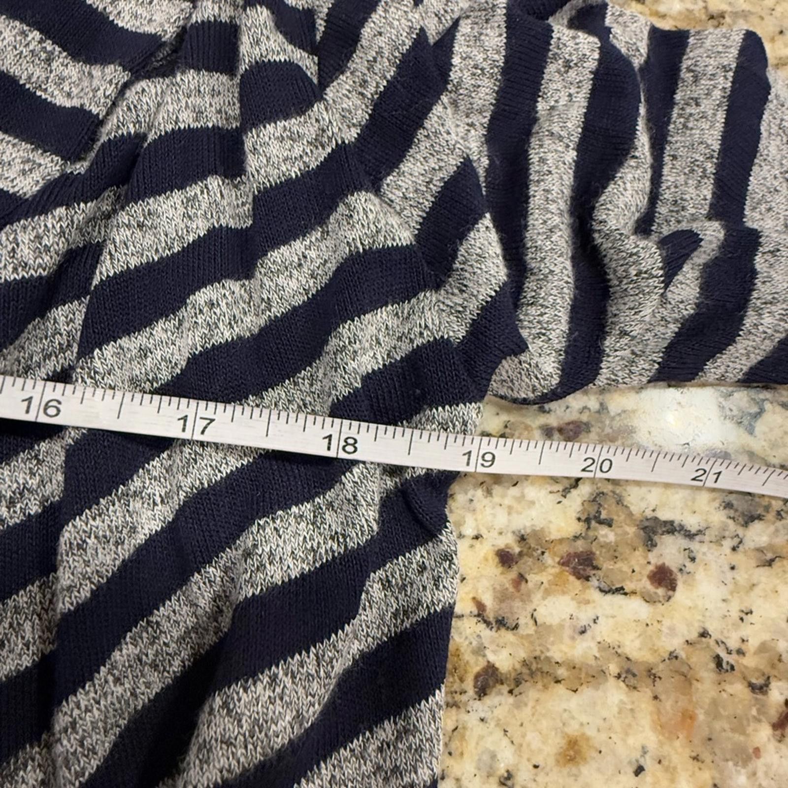 Other Stella & Dot navy blue & gray long line cardigan SZ XS Size XS / US 0-2 / IT 36-38 - 7 Thumbnail