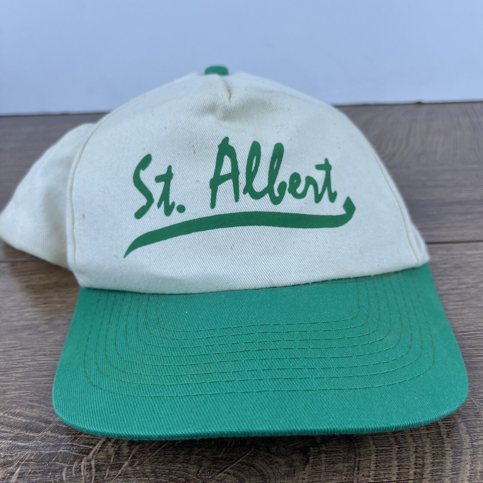 Other St Albert Hat Saint Albert White Hat Adjustable Snapback Adu Size ONE SIZE - 2 Thumbnail