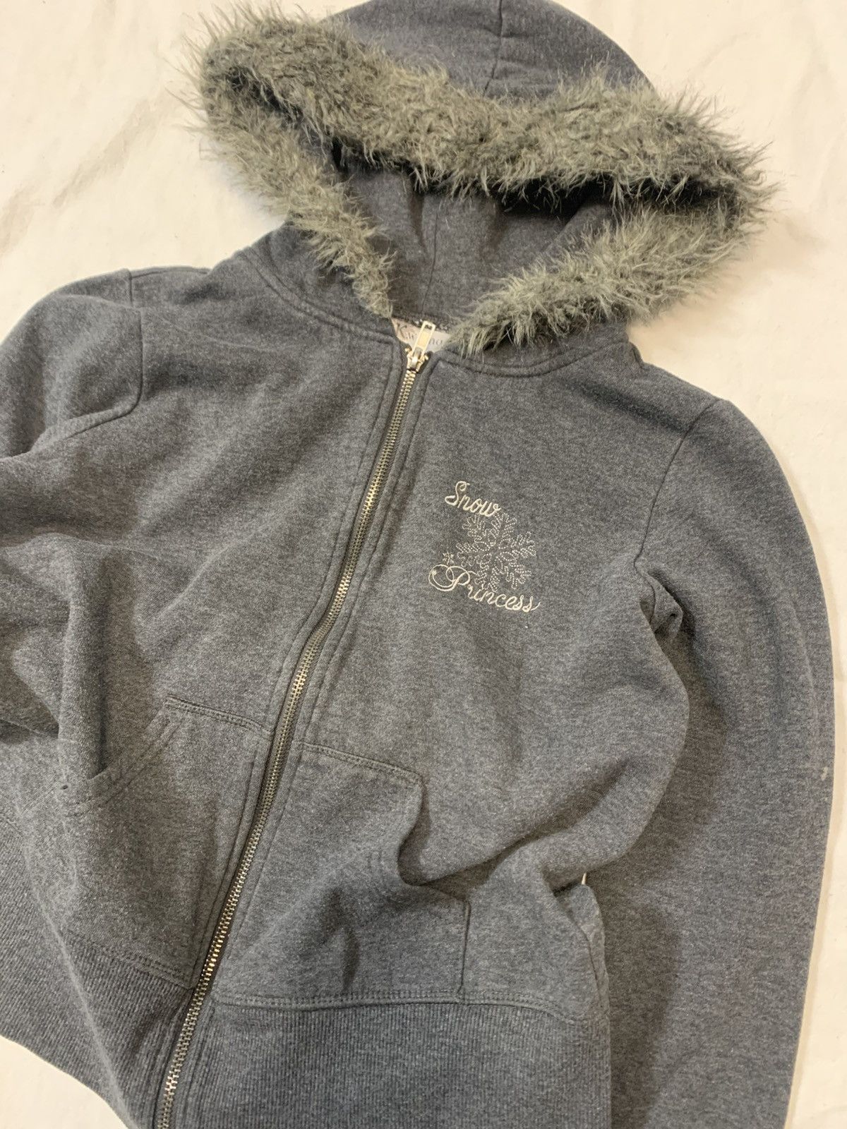 If Six Was Nine × Le Grande Bleu (L.G.B.) × Vintage VINTAGE FAUX FUR Y2K ZIP HOODIE JAPANESE LGB STYLE Size S / US 4 / IT 40 - 3 Thumbnail