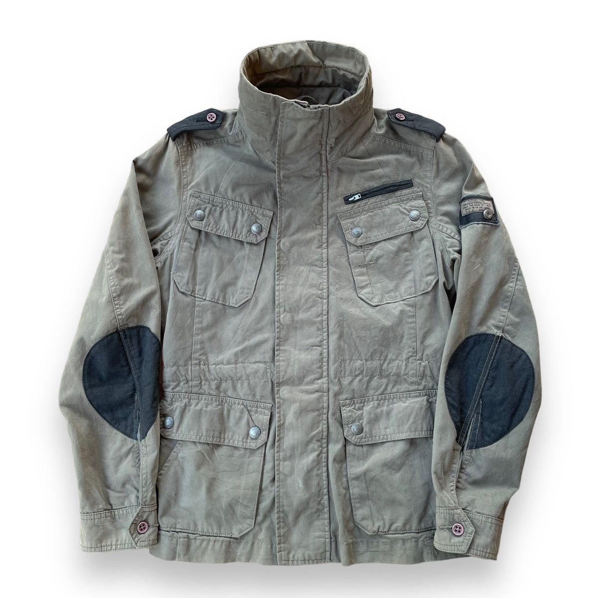 Diesel VINTAGE DIESEL - CO ONLY THE BRAVE PATCHWORK MILITARY JACKET Size US S / EU 44-46 / 1 - 2 Thumbnail