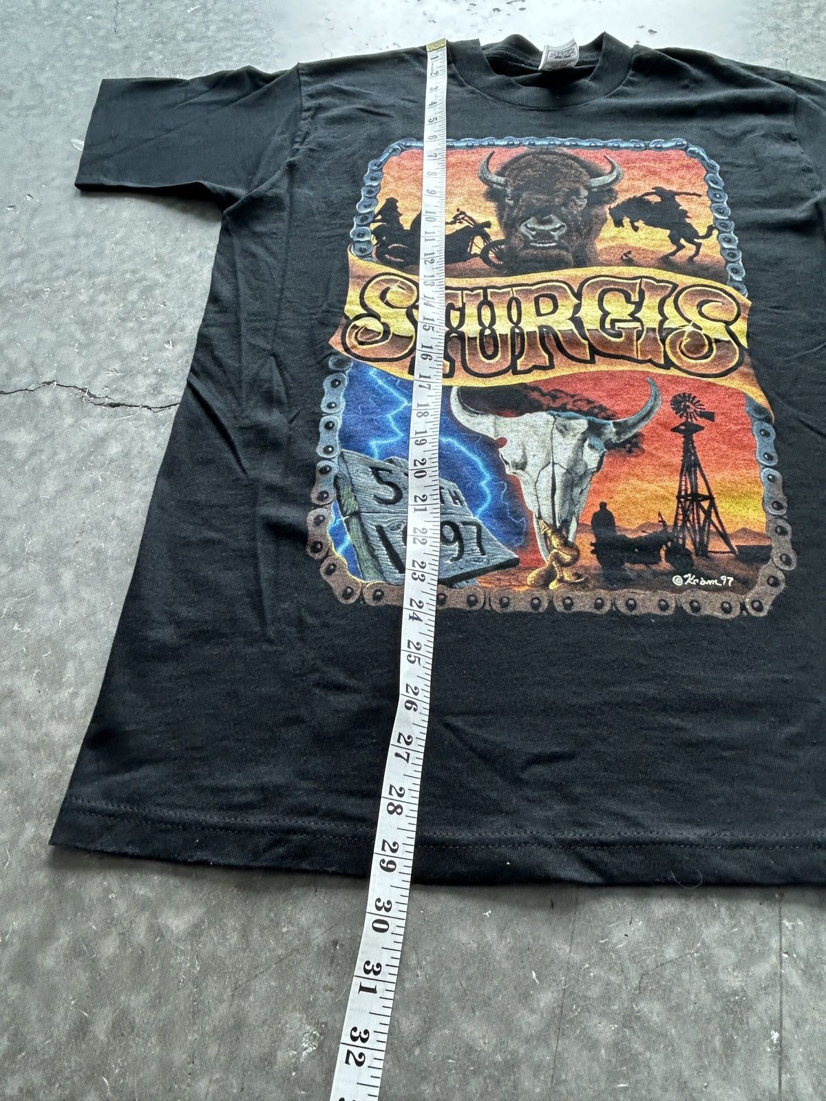 Vintage Vintage 90s Sturgis Bike Week Graphic Tee Size US M / EU 48-50 / 2 - 7 Thumbnail