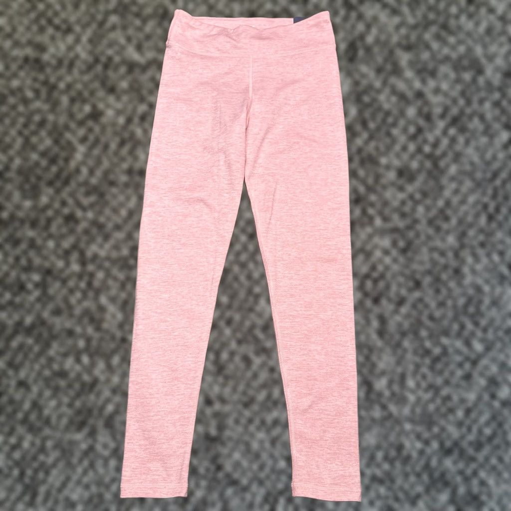 Vintage DSG Legging Womens Large 14 Pink Mid Rise Compression Legging Winter Microfiber Polyester Spandex Athleisure Womens Size 36" / US 14 / IT 50 - 1 Thumbnail