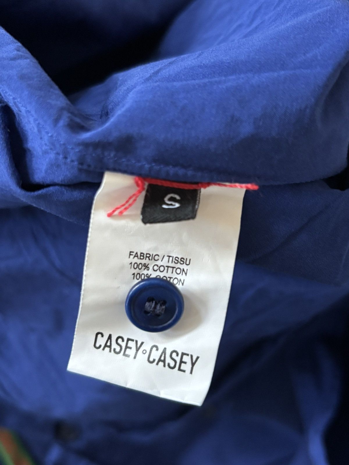 Casey Casey Casey casey big raccourcie shirt - cobalt blue size S Size US S / EU 44-46 / 1 - 5 Thumbnail