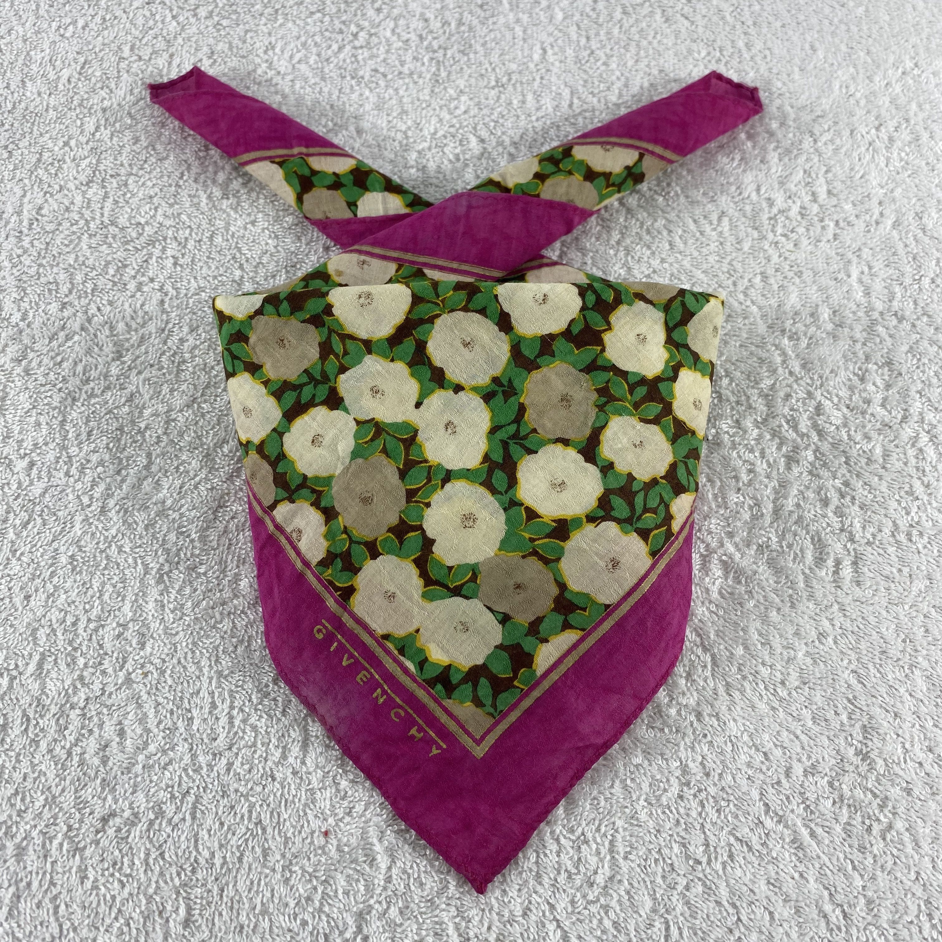 Vintage Givenchy Handkerchief / Neckerchief / Bandana Size ONE SIZE - 1 Thumbnail