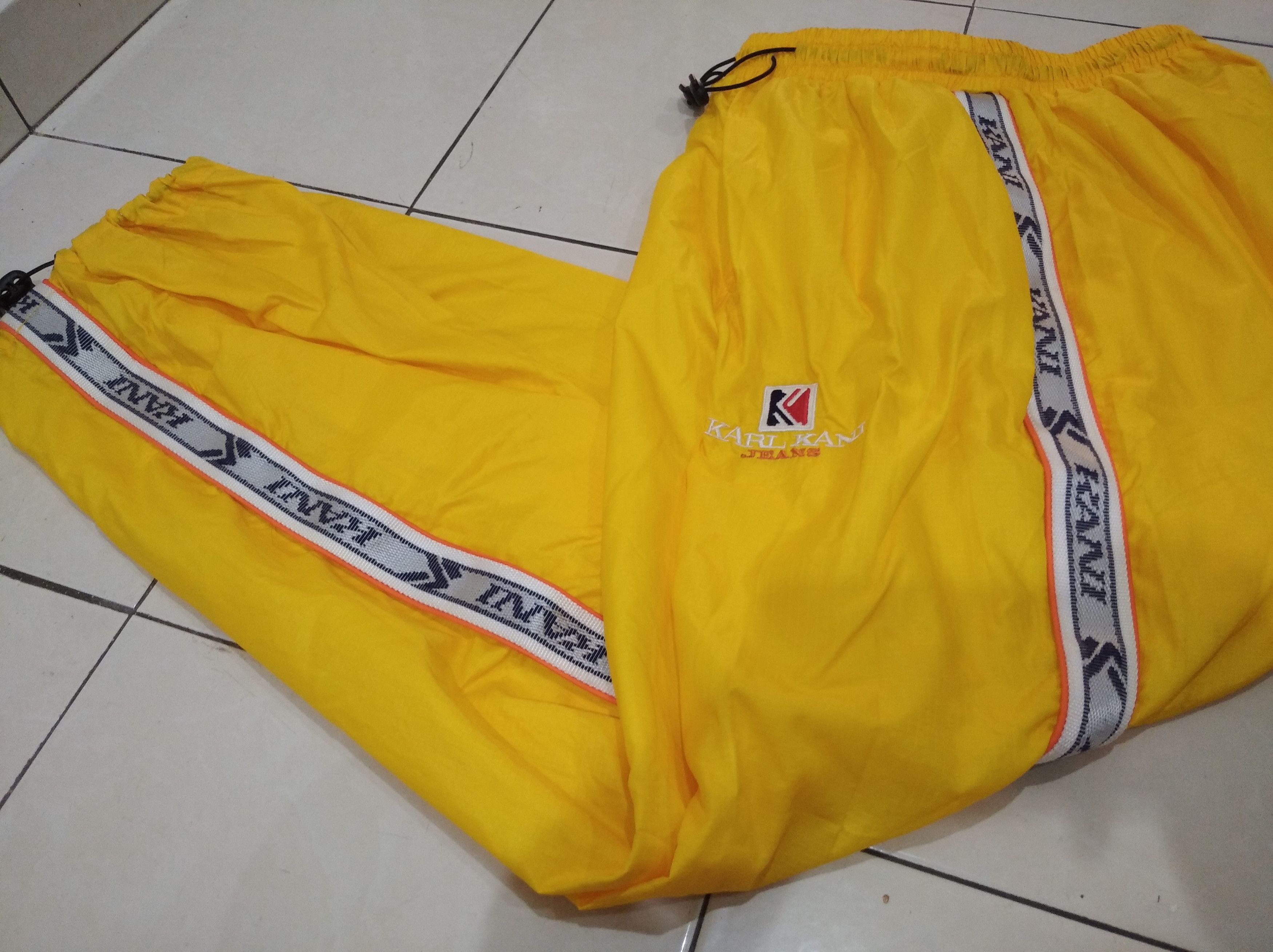 If Six Was Nine × Karl Kani × Vintage Karl kani jeans brand tracksuit pants side tape Size US 30 / EU 46 - 1 Thumbnail