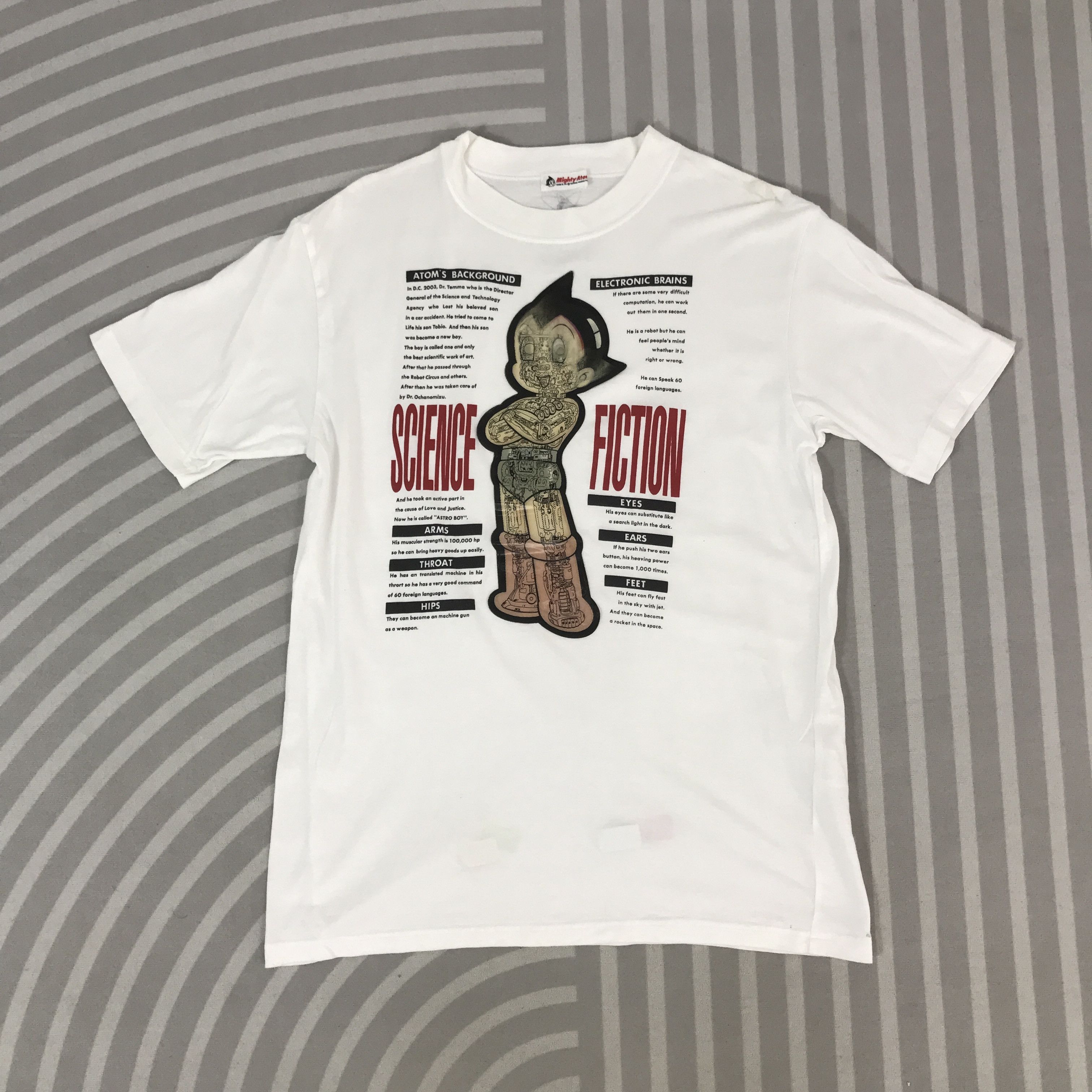 Japanese Brand Vtg Astro Boy Mighty Atom Cartoon movie Japan T-Shirt K44B62 Size US S / EU 44-46 / 1 - 1 Thumbnail