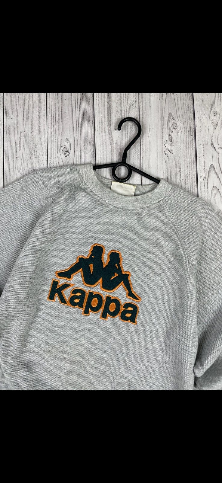Kappa Vintage Kappa AS Roma big logo sweatshirt rare size S/M Size US S / EU 44-46 / 1 - 2 Thumbnail