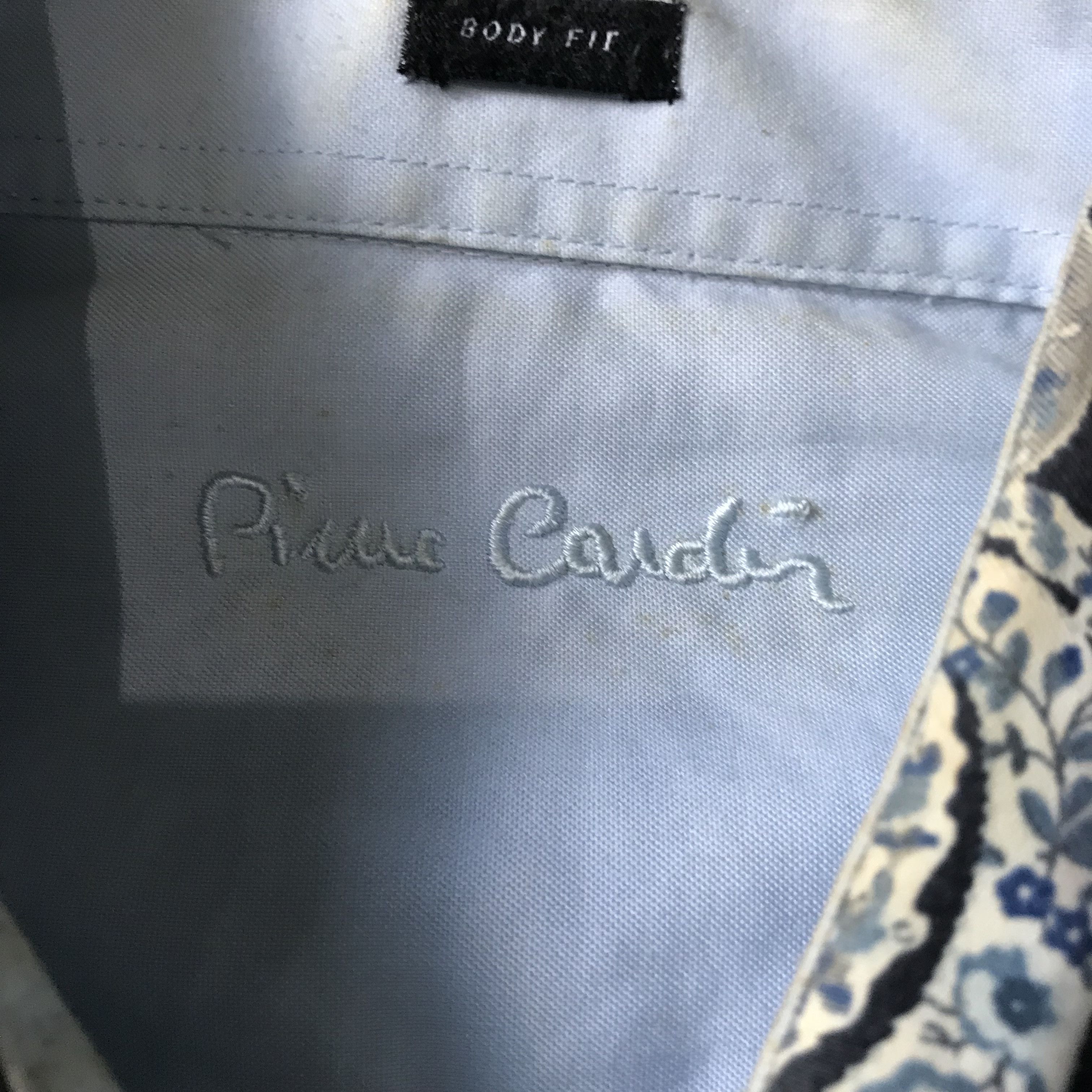 Designer × Pierre Cardin Pierre Cardin France paisley blue peacock long sleeves shirt Size US M / EU 48-50 / 2 - 4 Thumbnail