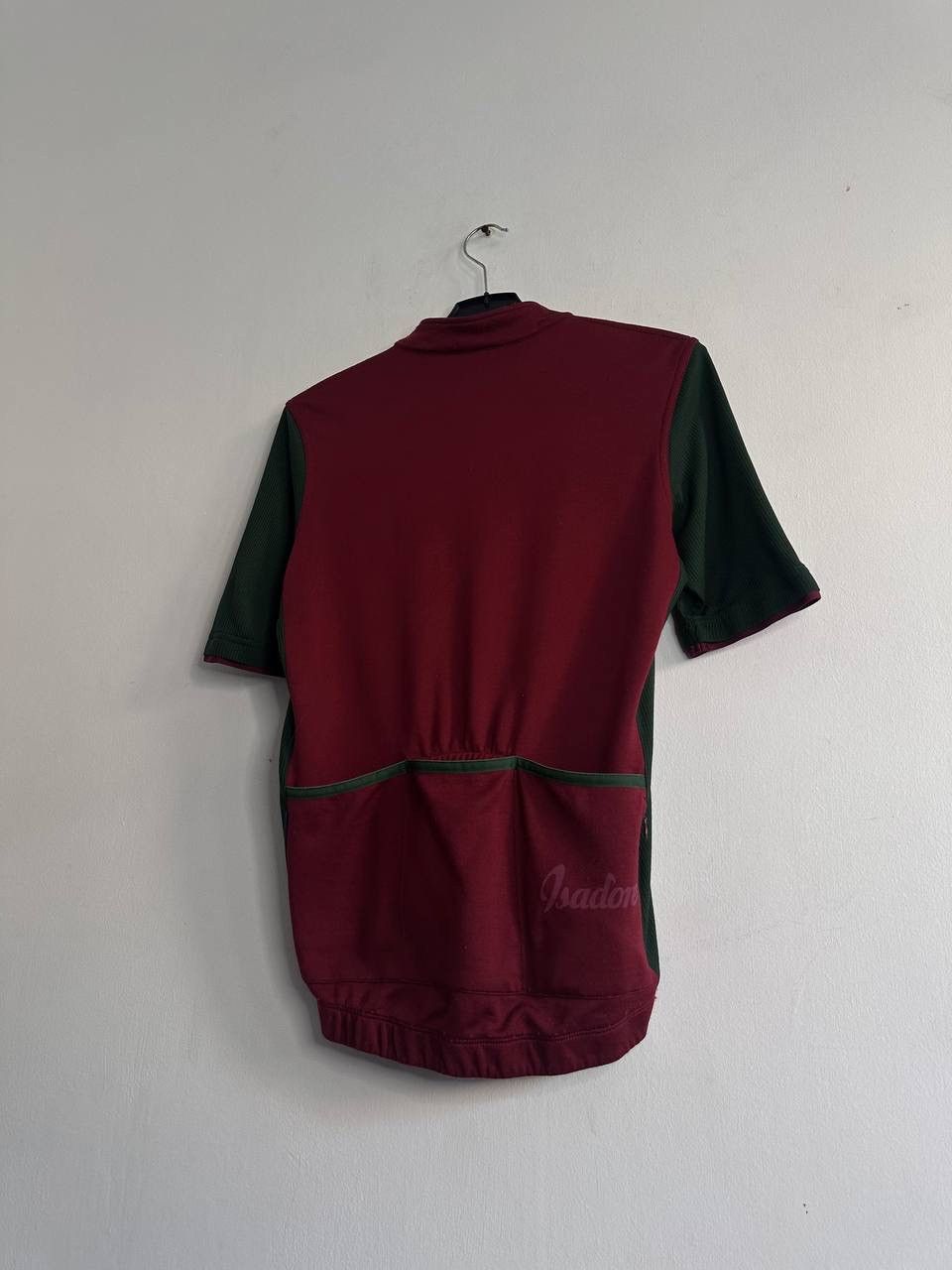 Rapha Isadore Merino Blend Cycling Jersey Men’s L Burgundy/Green Size US L / EU 52-54 / 3 - 7 Thumbnail