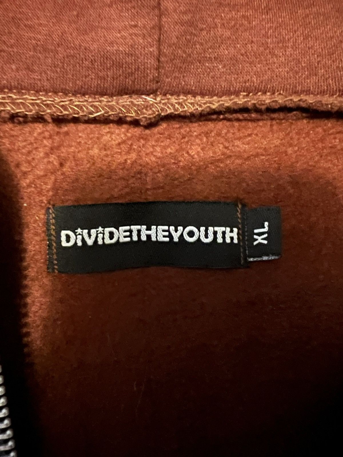 Divide The Youth Divide The Youth XL Full Zip hoodie Mocha! Size US XL / EU 56 / 4 - 3 Thumbnail