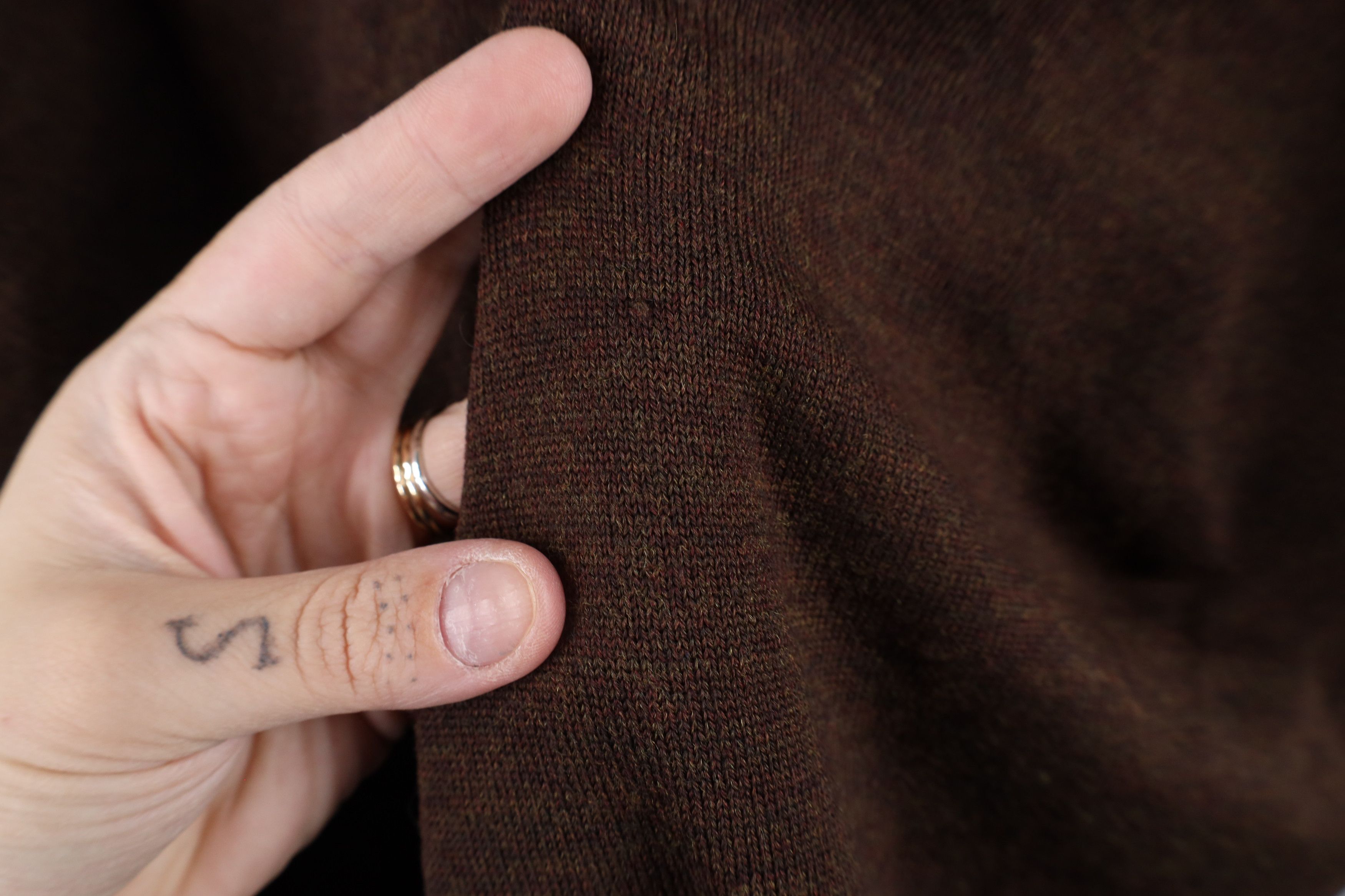 Jos. A. Bank × Vintage Jos A Bank Merino Wool Knit Collared Pullover Sweater Brown Size US XXL / EU 58 / 5 - 5 Thumbnail
