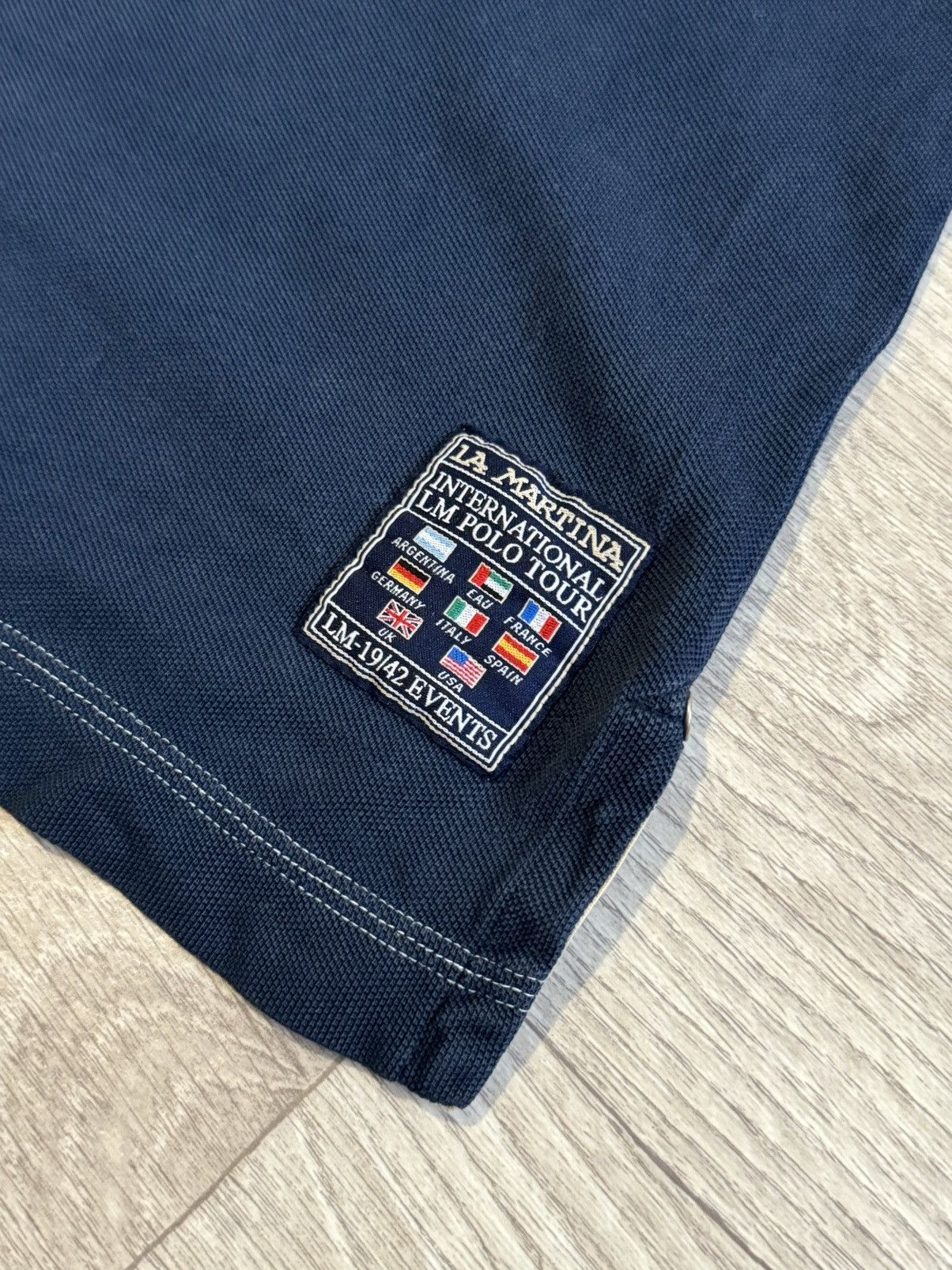 La Martina 🔷Vintage La Martina Argentina Polo T-shirt 90s🔷 Size US M / EU 48-50 / 2 - 3 Thumbnail