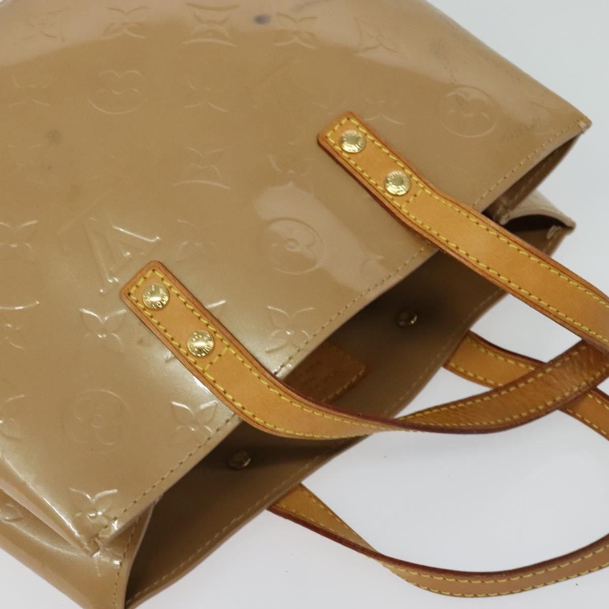 Louis Vuitton LOUIS VUITTON Monogram Vernis Reade PM Hand Bag Noisette Size ONE SIZE - 6 Thumbnail