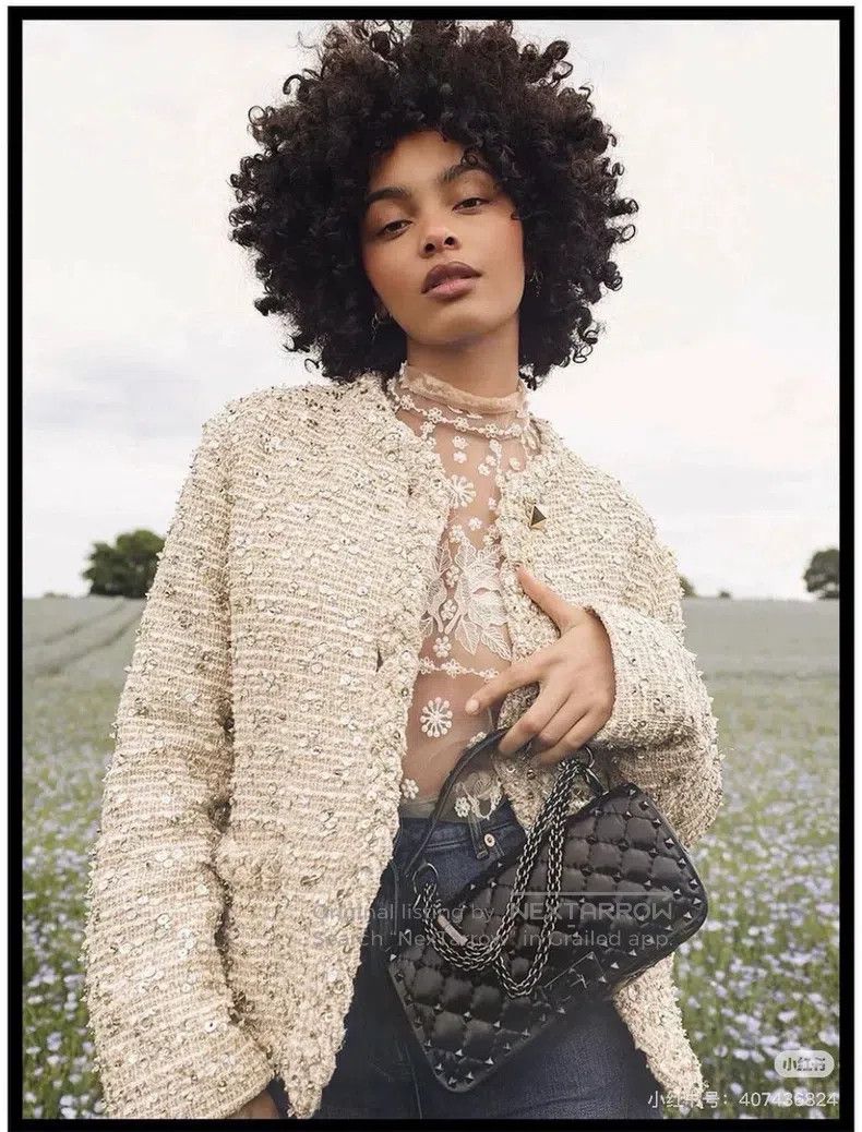 Valentino Valentino Gold embroidered beaded sequins wicker nailed tw Size L / US 10 / IT 46 - 9 Thumbnail