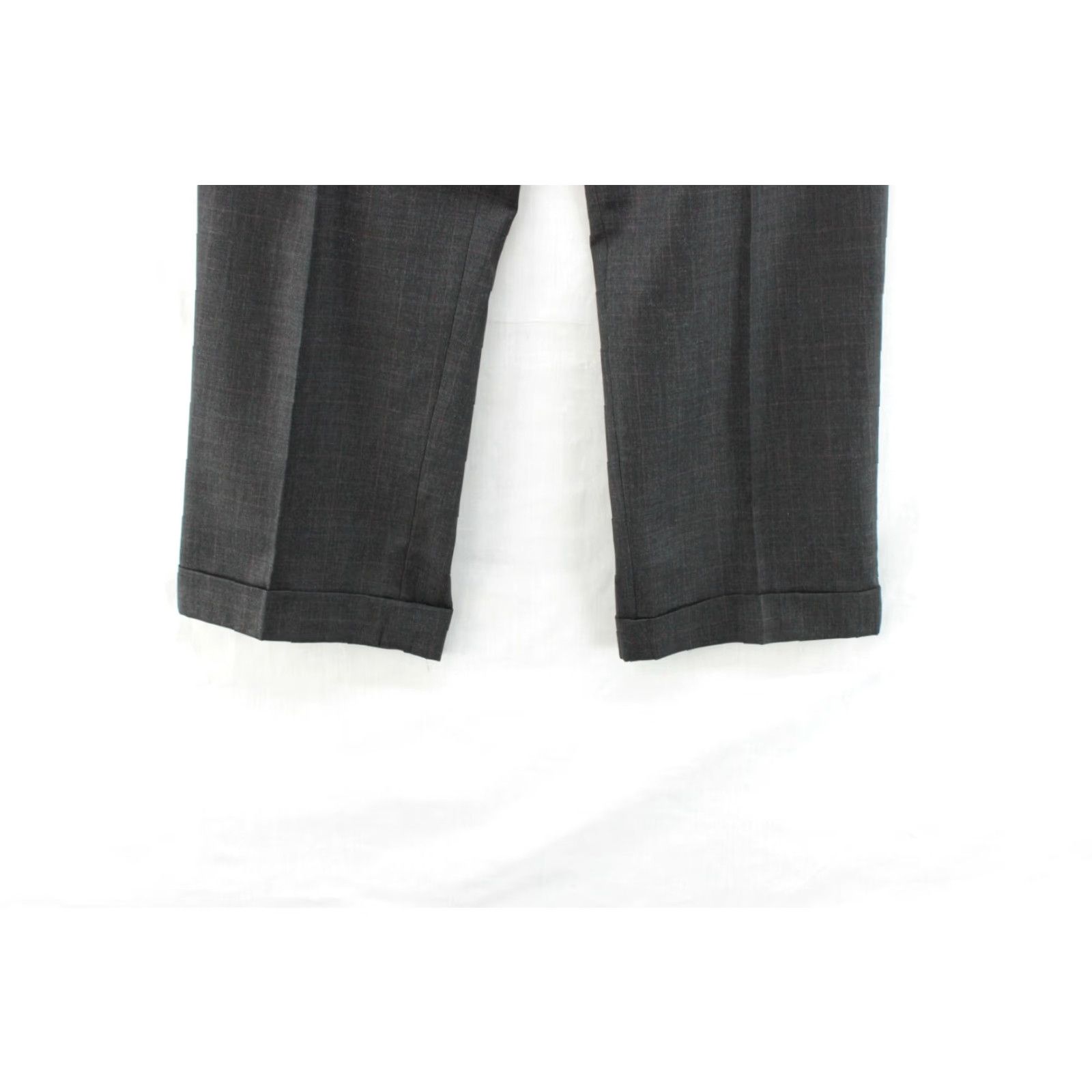 Polo Ralph Lauren Polo Ralph Lauren Pants Men's 34x29 Gray Windowpane Plaid Dress Slack Modern Size US S / EU 44-46 / 1 - 3 Thumbnail
