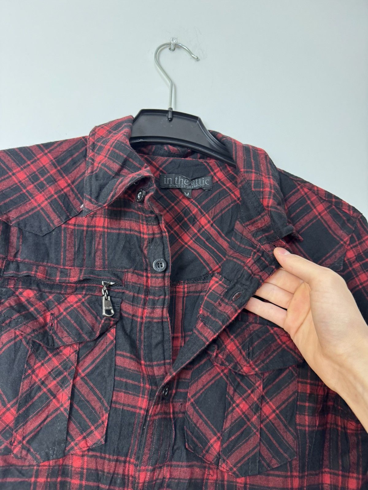 In The Attic In The Attic Flannel punk long sleeve shirt Japanese Size US M / EU 48-50 / 2 - 11 Thumbnail