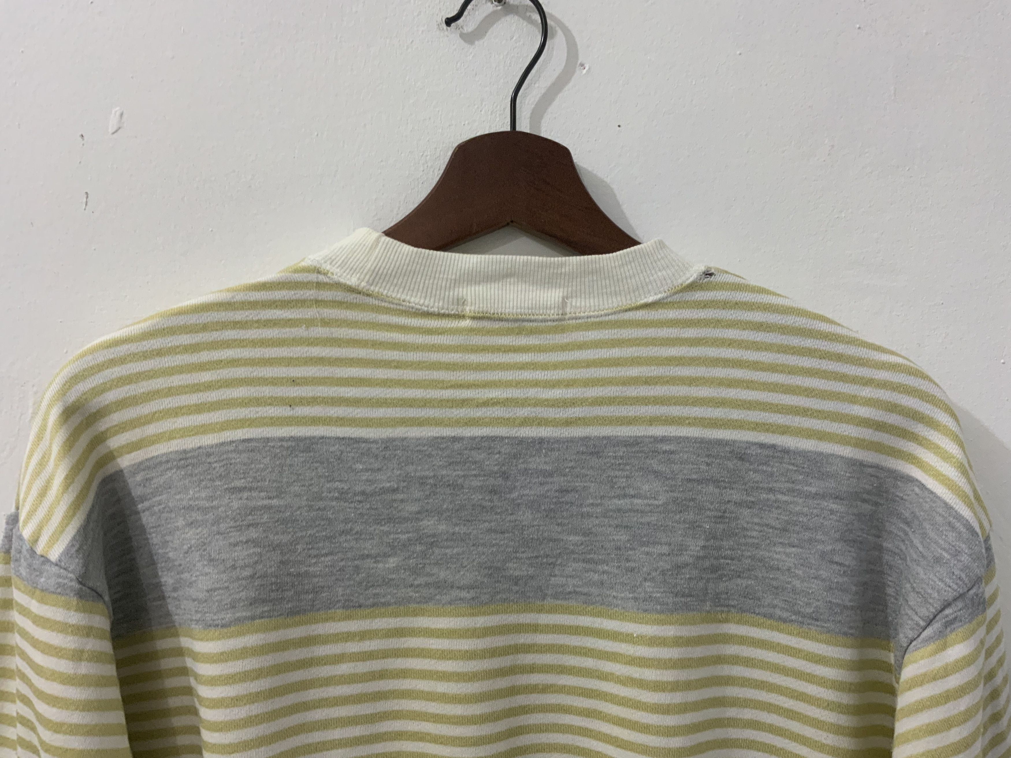 Japanese Brand Vintage Itarnos Striped Japan Made Sweatshirt Size US L / EU 52-54 / 3 - 7 Thumbnail