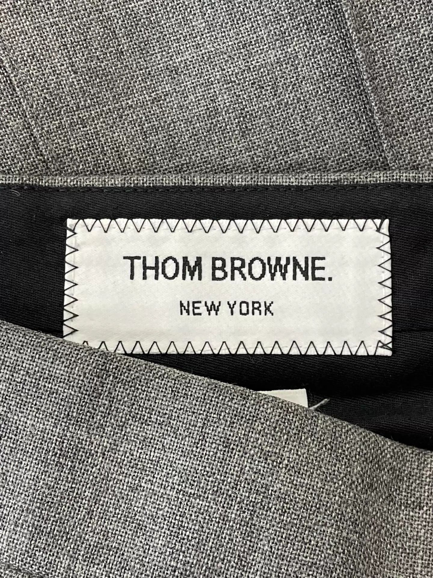 Thom Browne Thom Browne women's gray pleated skirt 36 Size 25" / US 0 / IT 36 - 4 Thumbnail