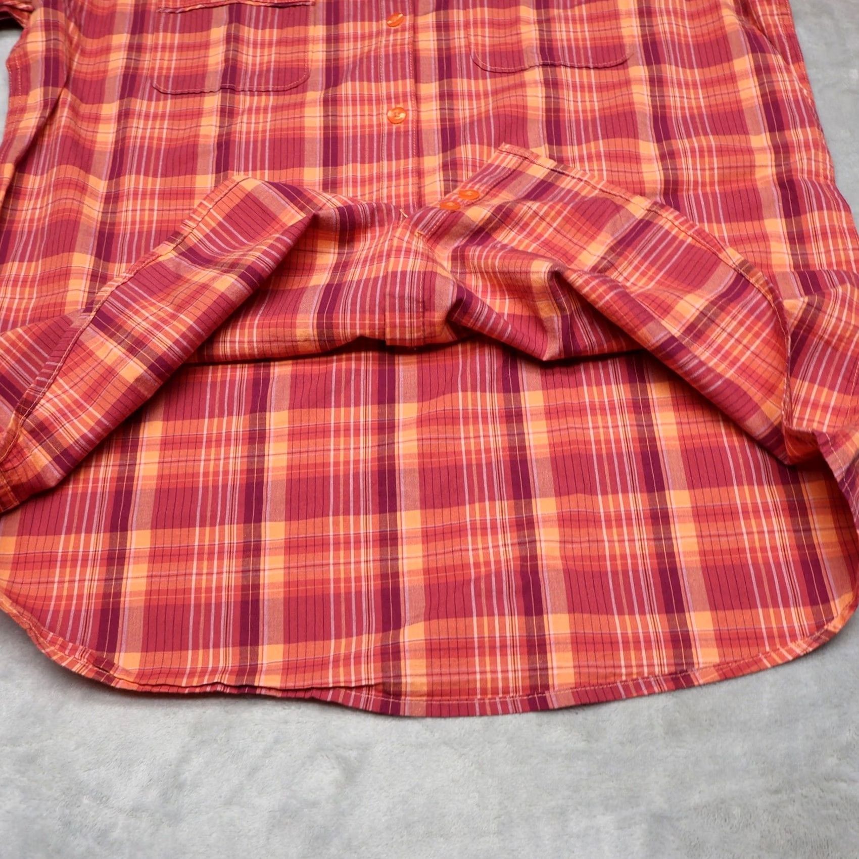 Vintage Cabela's Shirt Womens M Red Plaid Cobble Creek Long Sleeve Button Up NEW Size M / US 6-8 / IT 42-44 - 6 Thumbnail