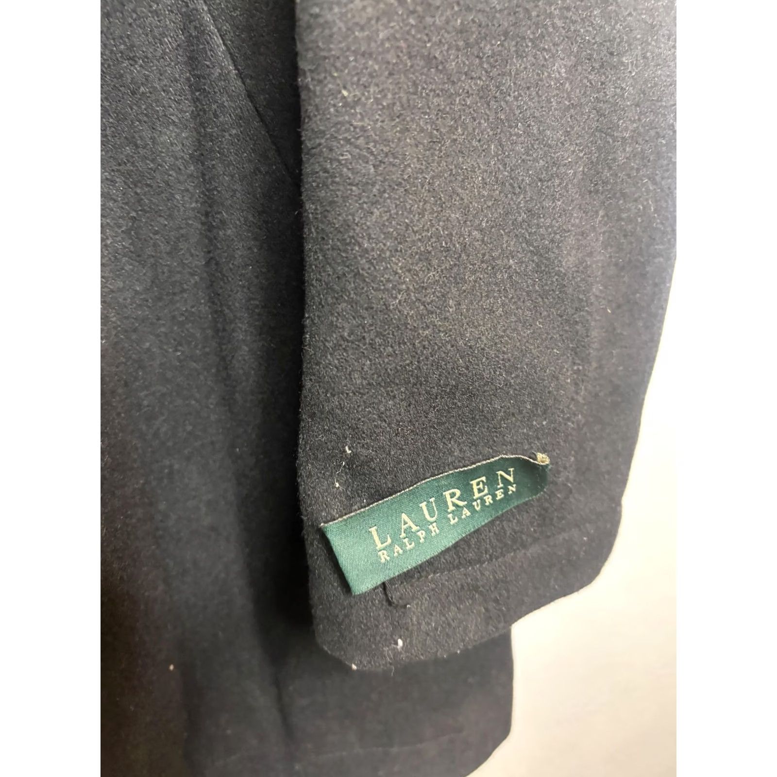 Ralph Lauren Lauren Ralph Lauren Coat Womens Large Black Wool Blend Pea Coat Jacket Overcoat Size L / US 10 / IT 46 - 5 Thumbnail
